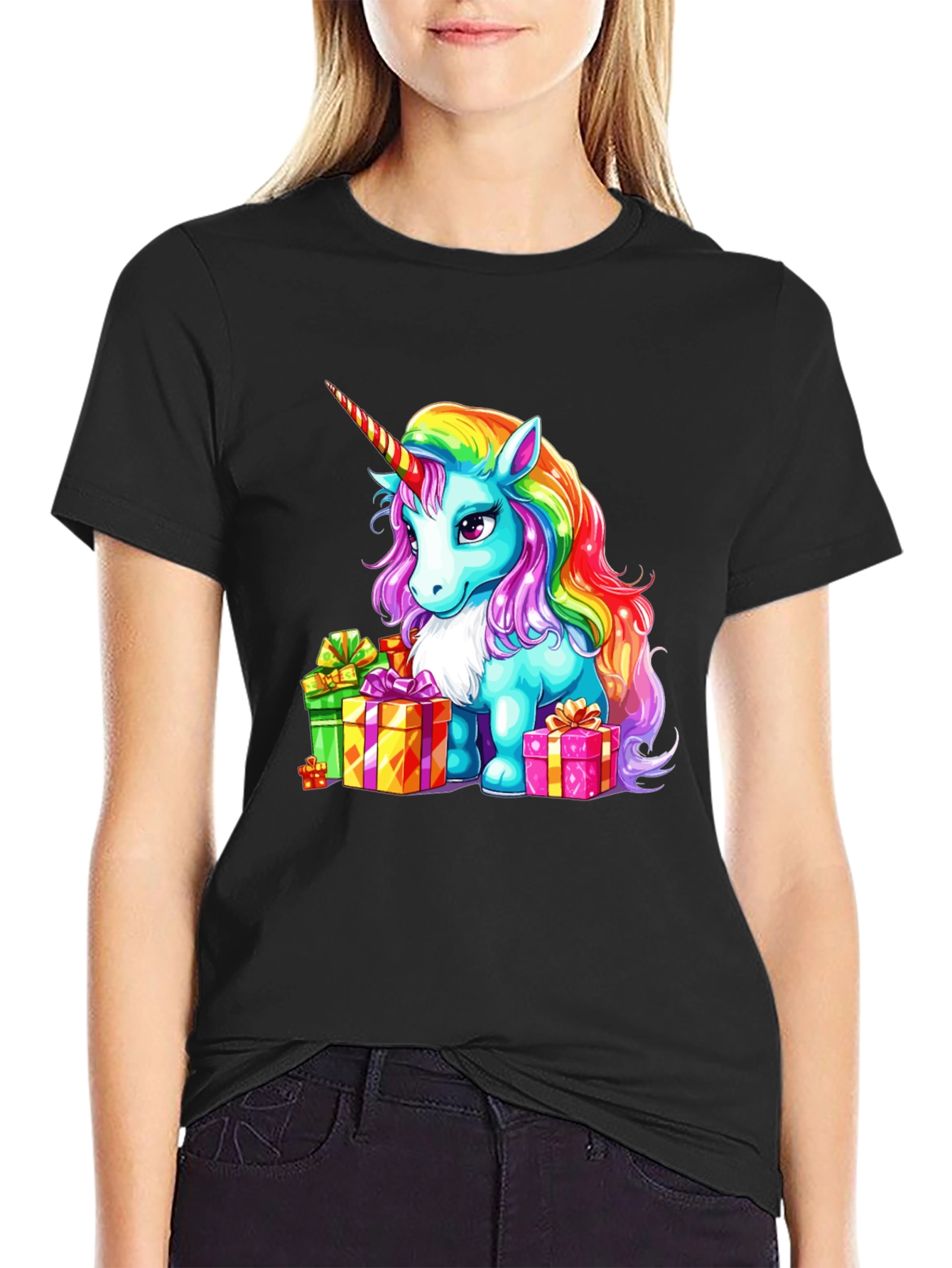 Unicorn Holiday Gift T-Shirt