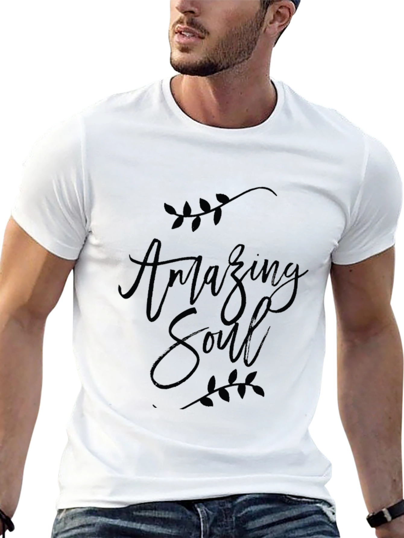 Amazing Soul Black Graphic T-Shirt