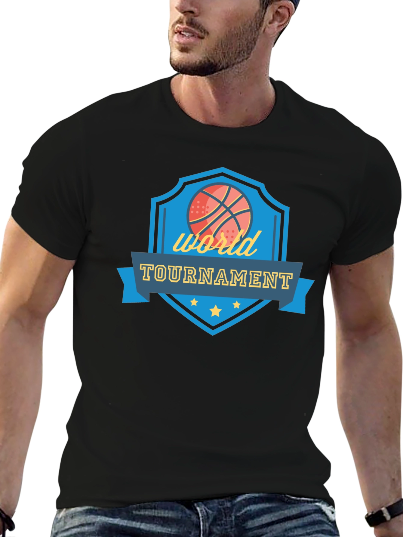 Basketball World Tournament Graphic T-Shirt