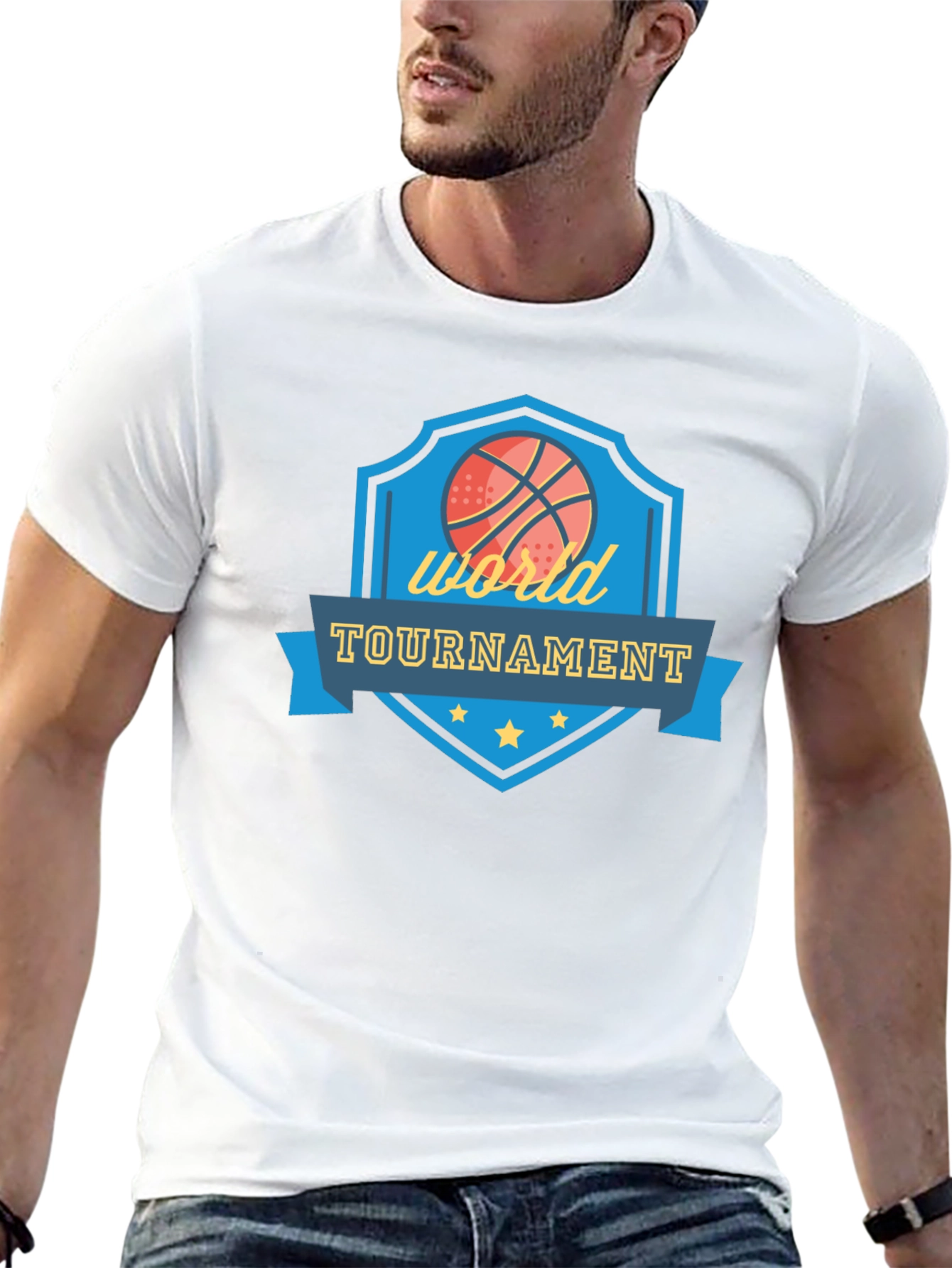 Basketball World Tournament Graphic T-Shirt