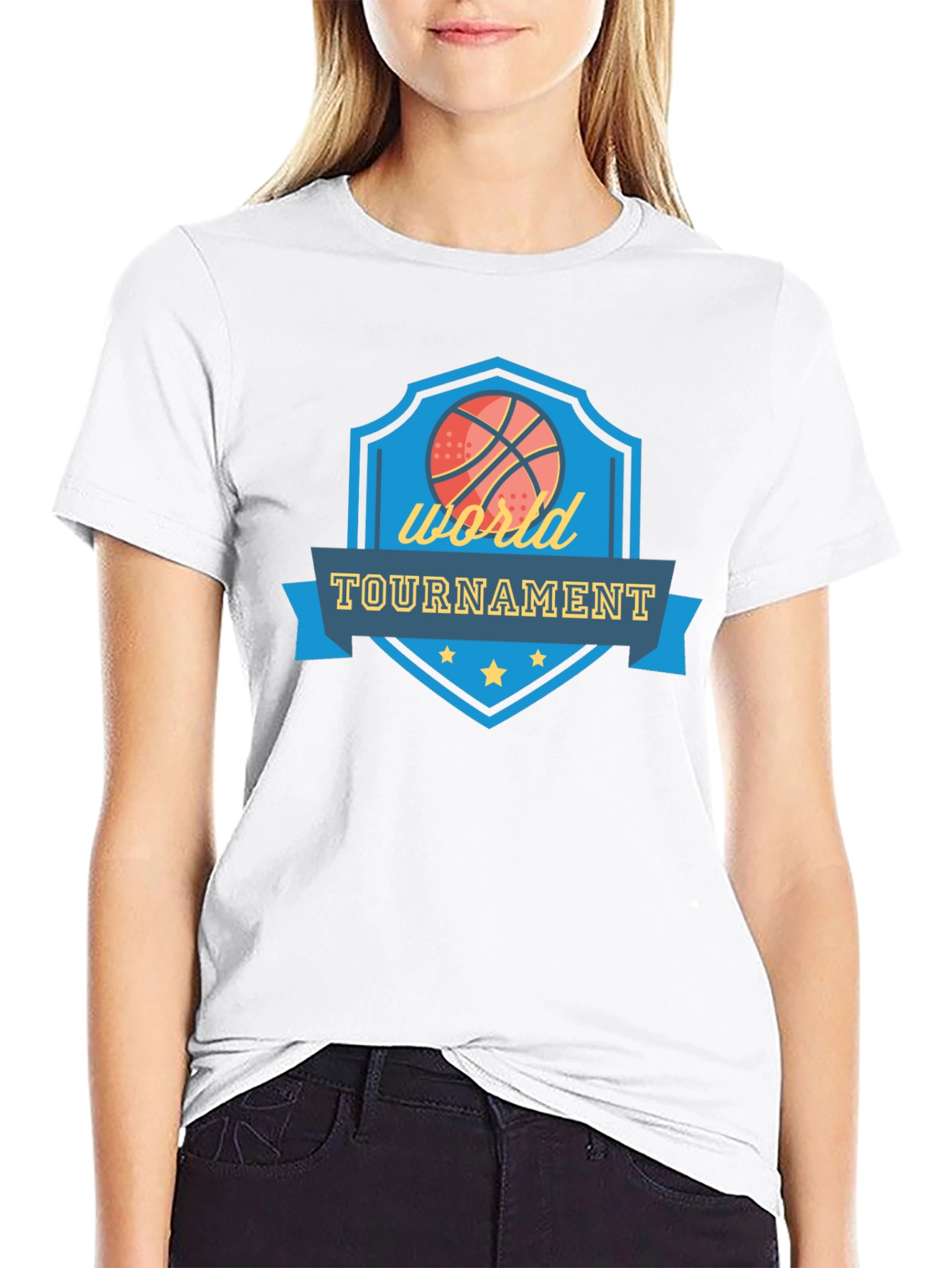 Basketball World Tournament Graphic T-Shirt