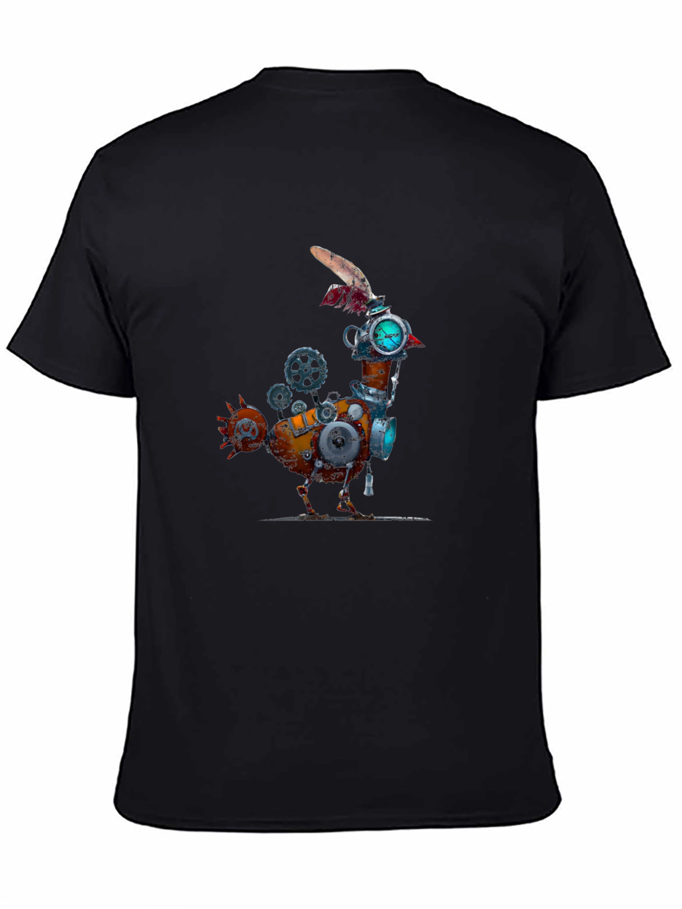 Steampunk Mechanical Chicken Graphic Tee