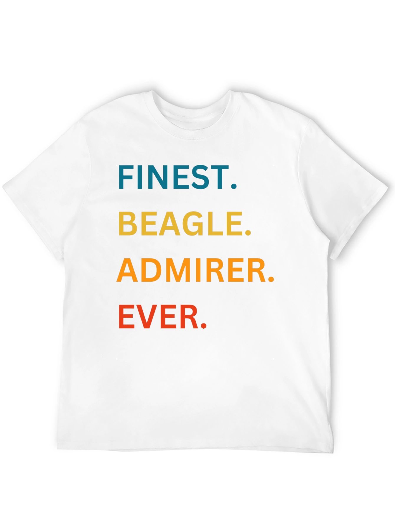 Finest Beagle Admirer Ever Black T-Shirt