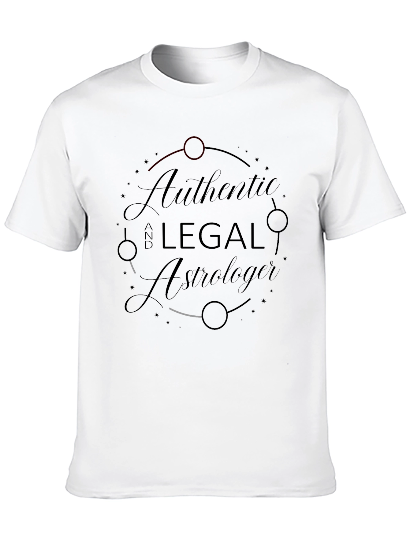 Authentic Legal Astrologer Black T-Shirt