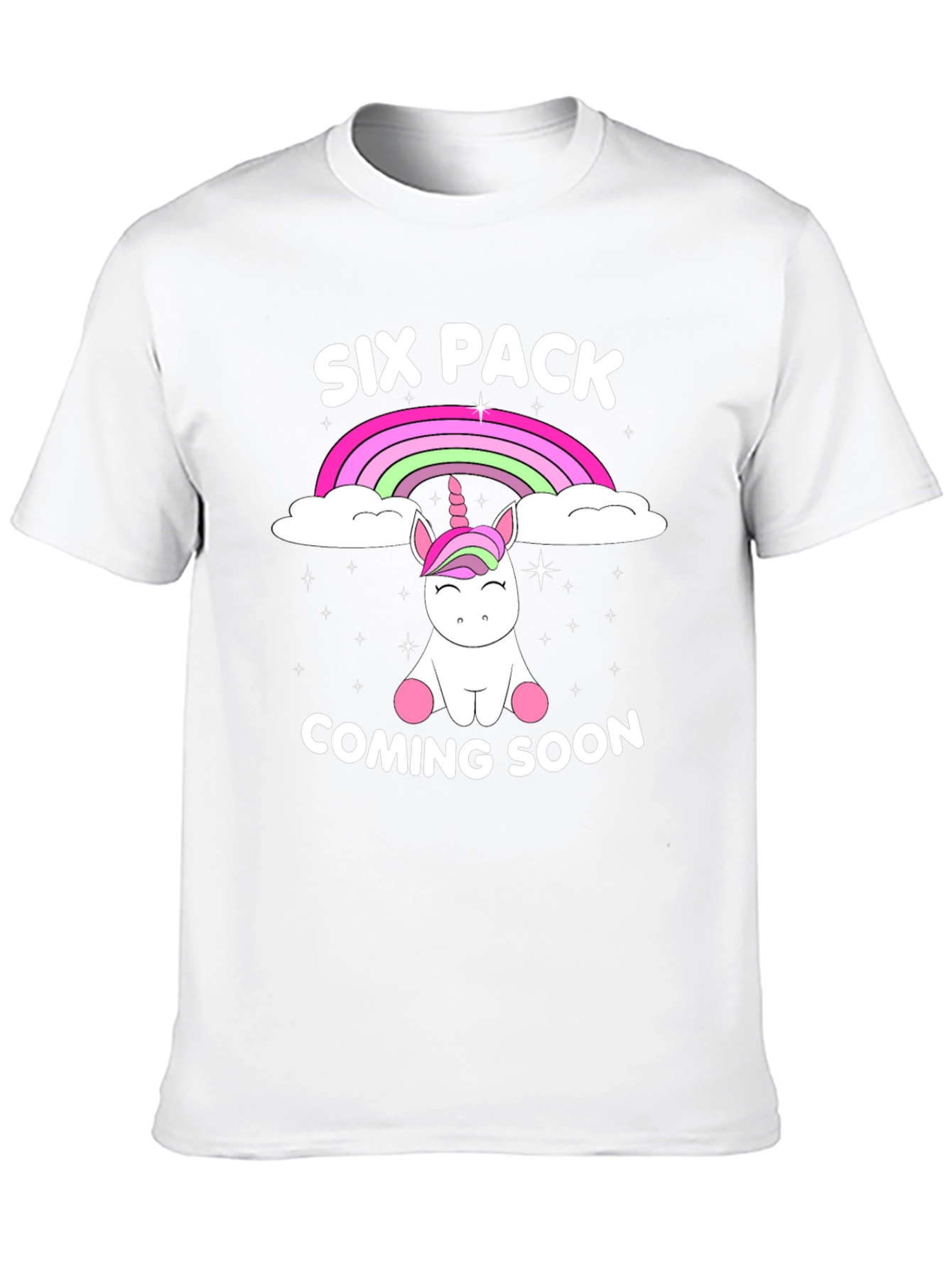Unicorn Six Pack Coming Soon T-Shirt