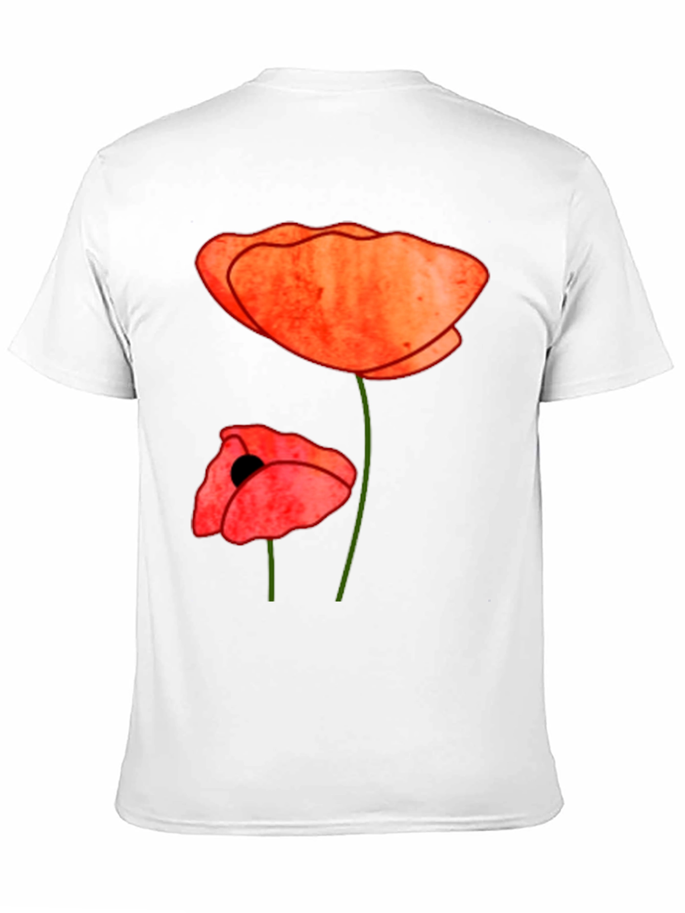 Poppy Flower Graphic Tee