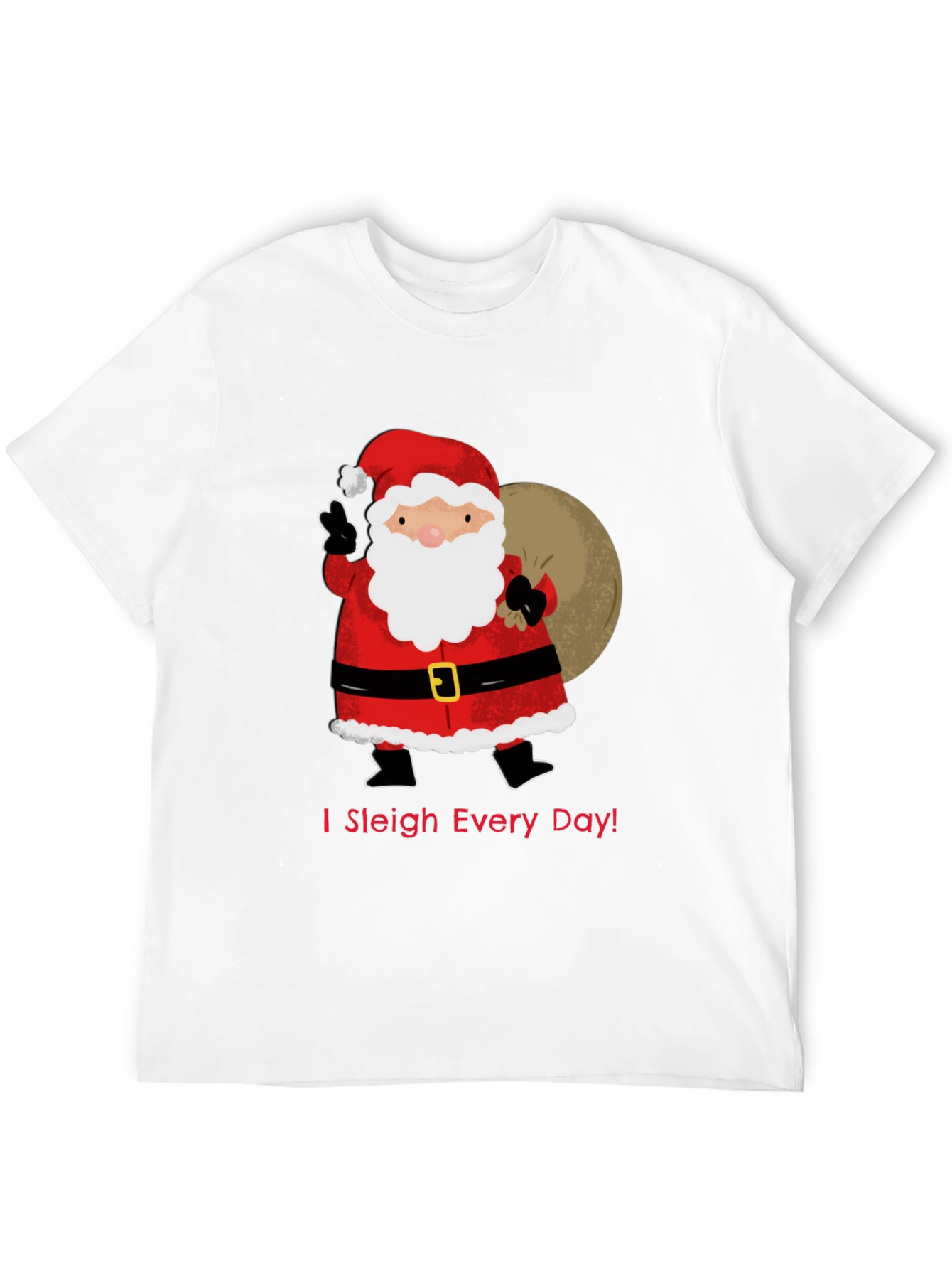I Sleigh Every Day Santa T-Shirt