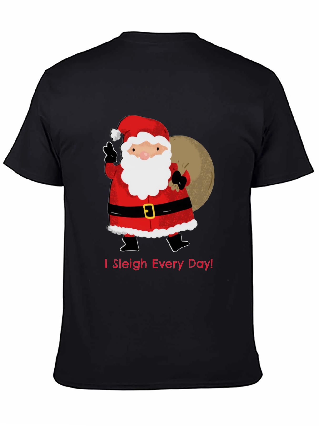 I Sleigh Every Day Santa T-Shirt