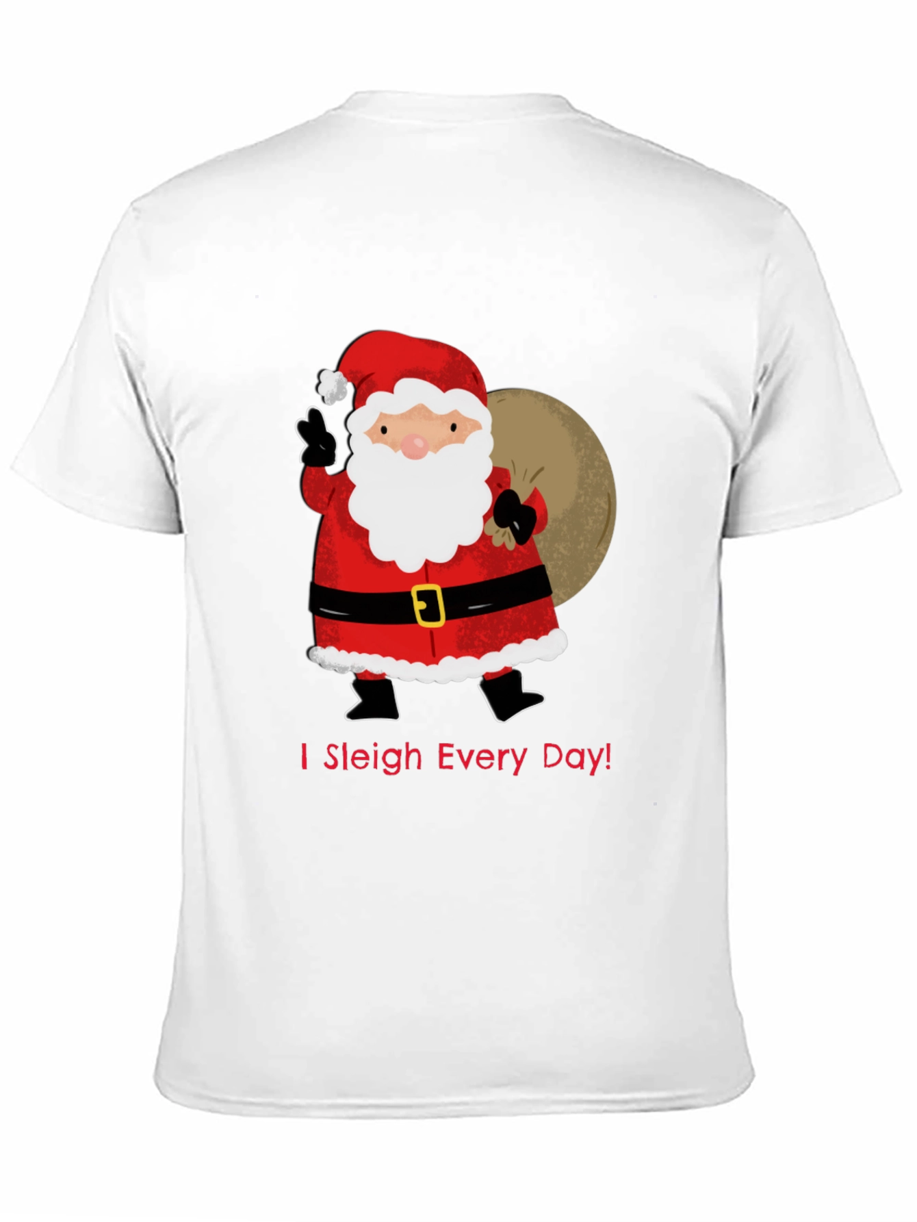 I Sleigh Every Day Santa T-Shirt