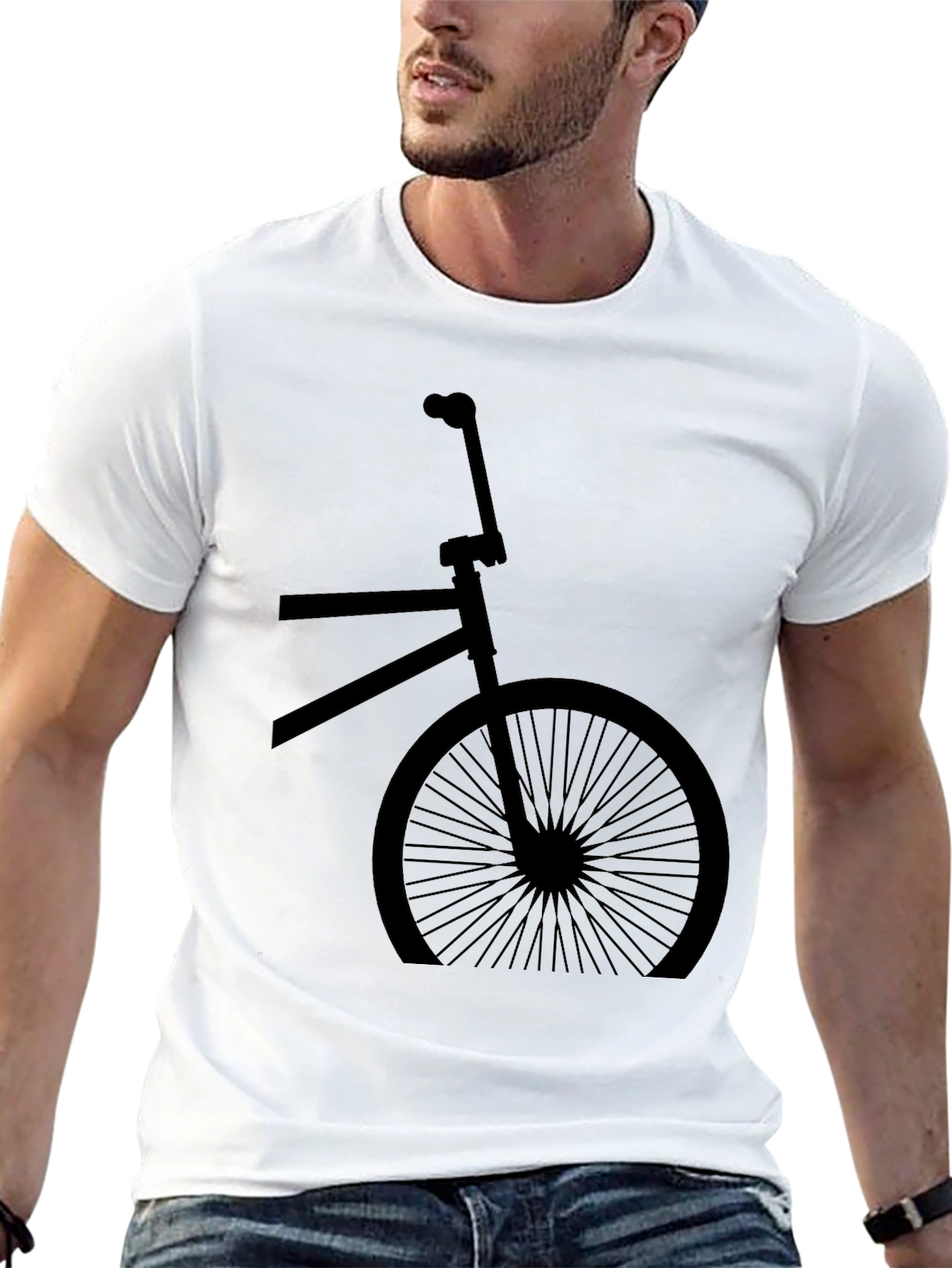Black Bicycle Graphic Tee