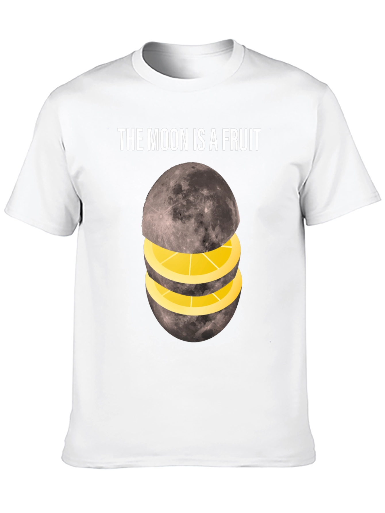 Moon Fruit Slice Graphic T-Shirt