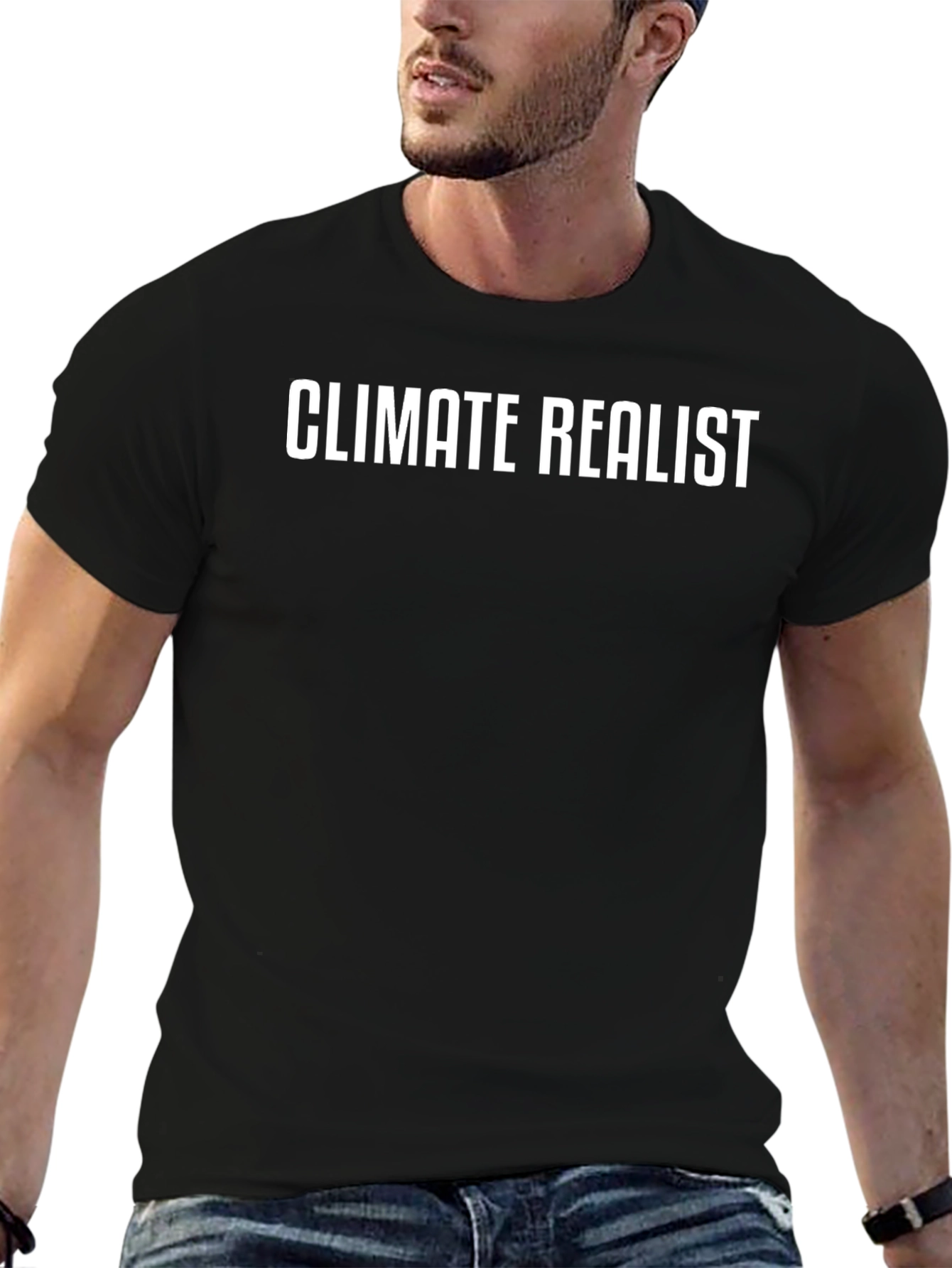 Climate Realist Black T-Shirt