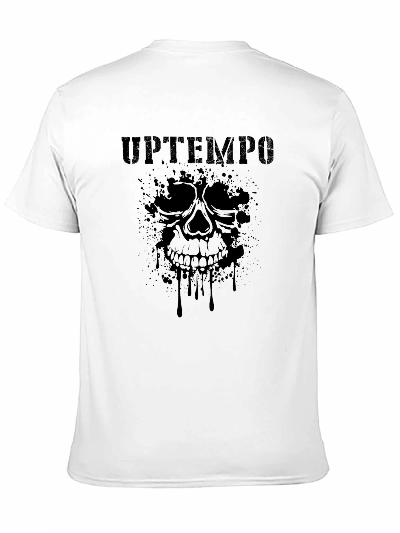 Uptempo Skull Graphic Black T-Shirt