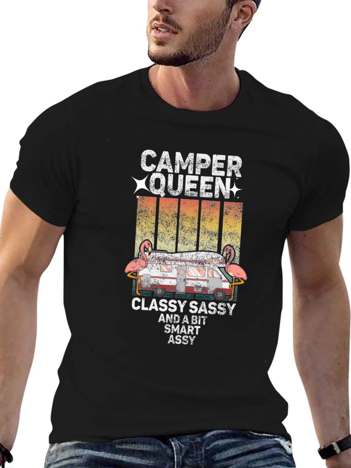 Camper Queen T-Shirt - Classy Sassy Smart Assy