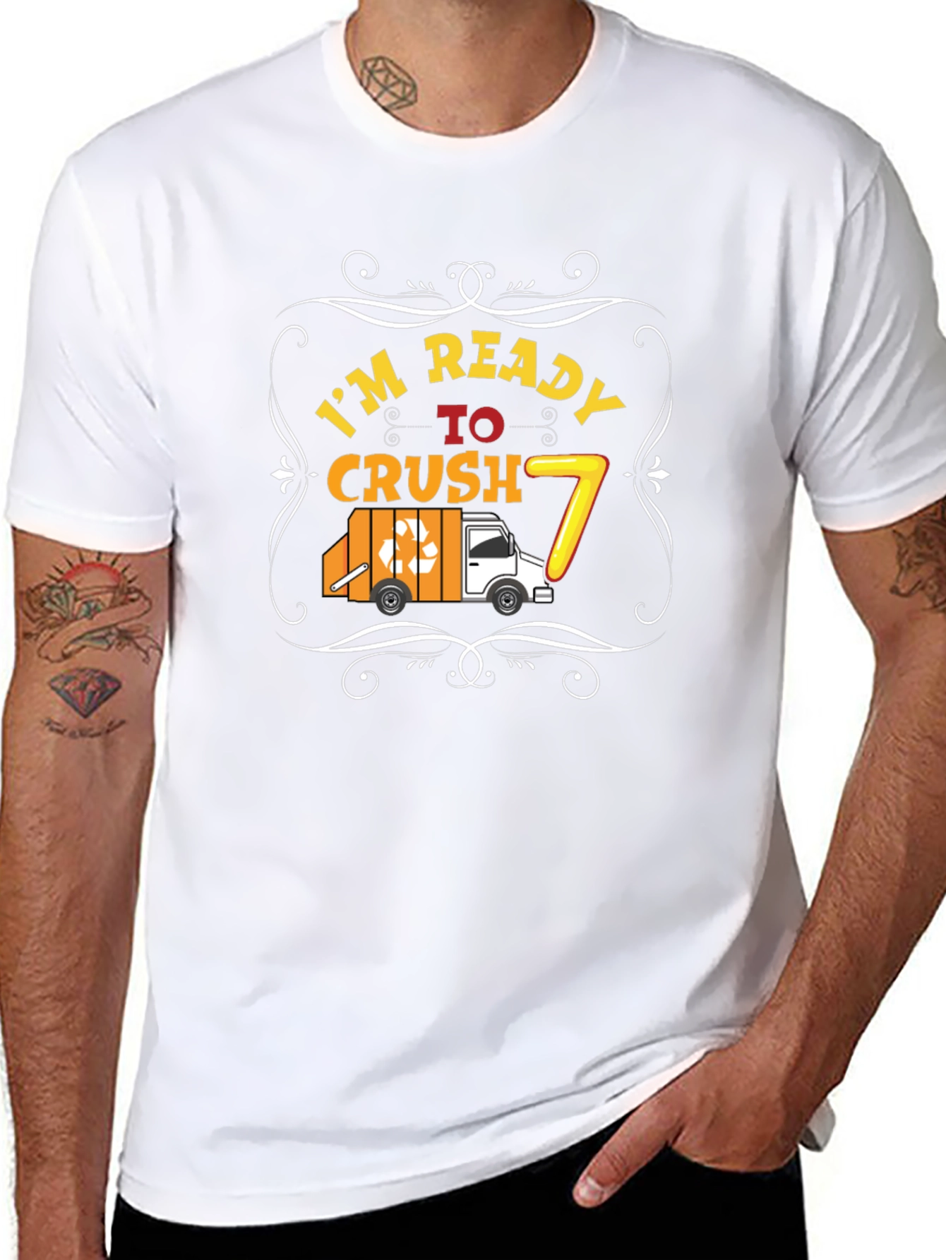 Ready to Crush 7th Birthday T-Shirt