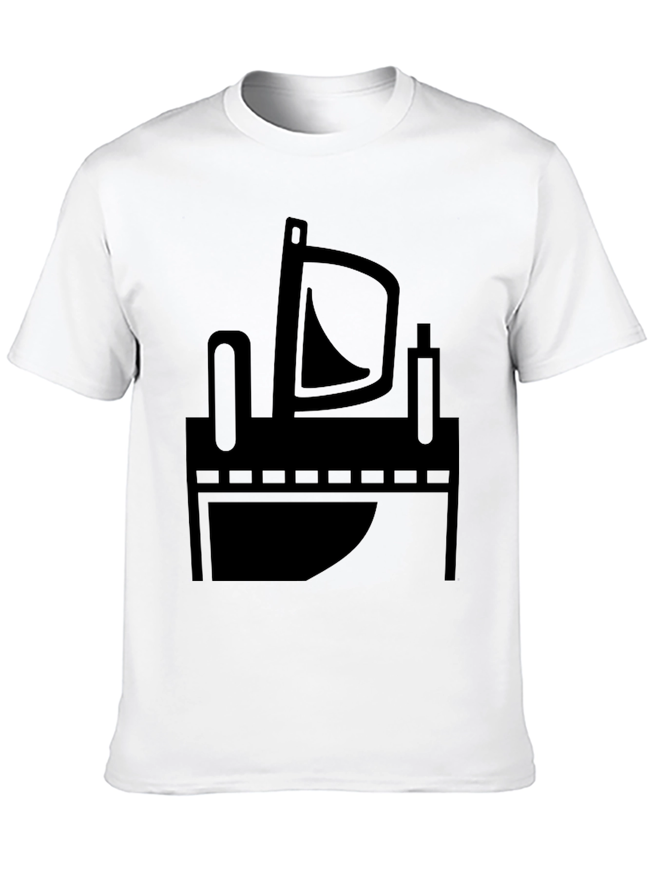 Abstract Black Graphic Tee