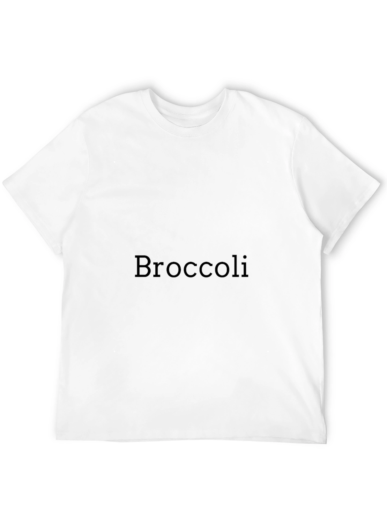 Broccoli Graphic Black T-Shirt