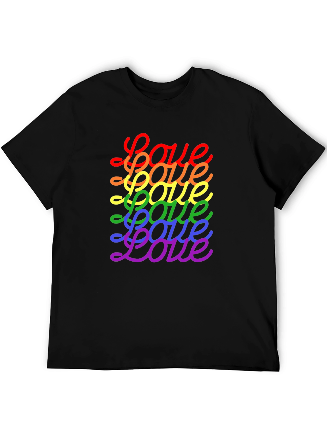 Love Rainbow Pride T-Shirt - Stylish Graphic Tee