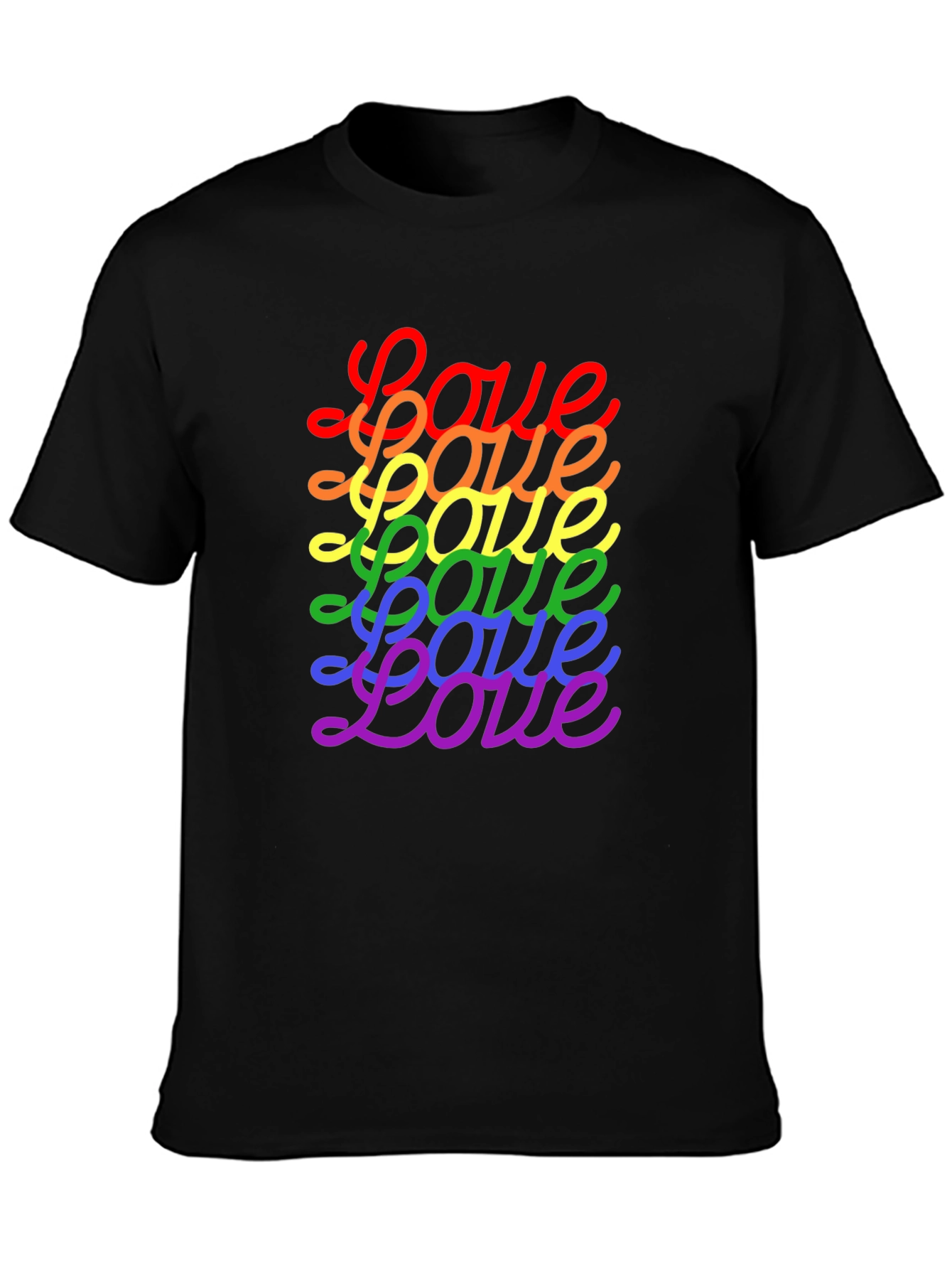 Love Rainbow Pride T-Shirt - Stylish Graphic Tee