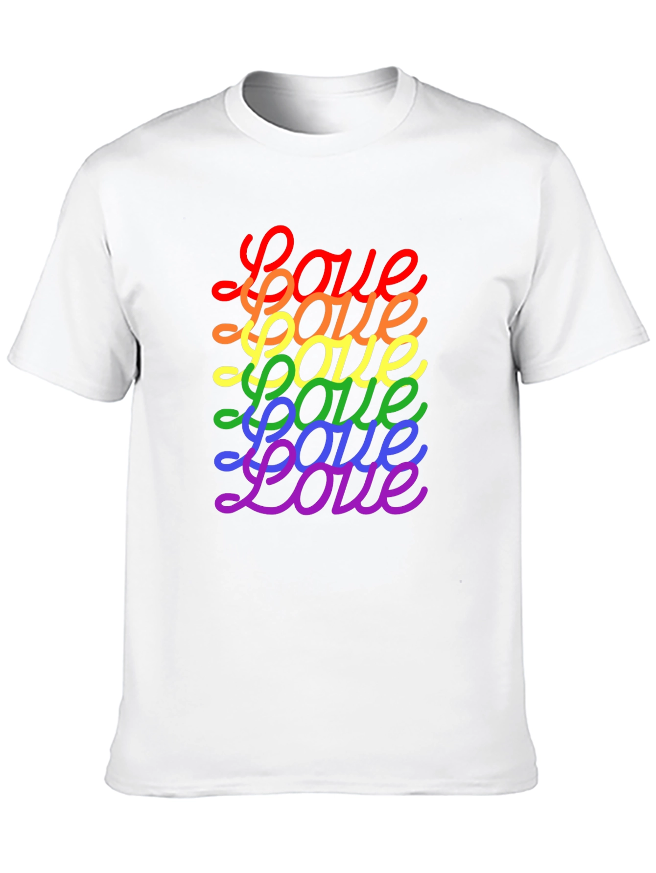 Love Rainbow Pride T-Shirt - Stylish Graphic Tee