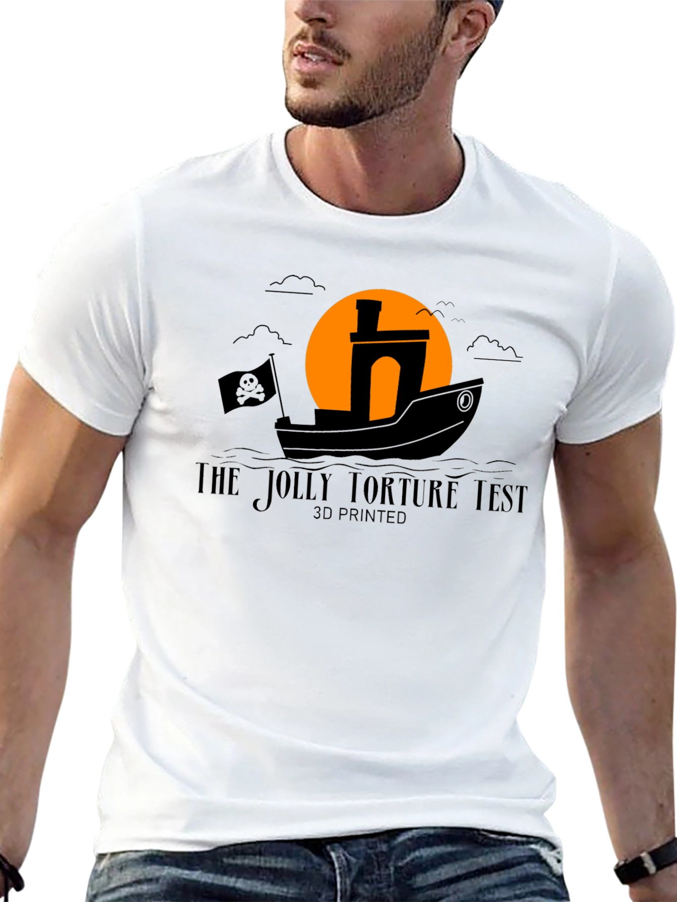 Jolly Torture Test 3D Printed T-Shirt