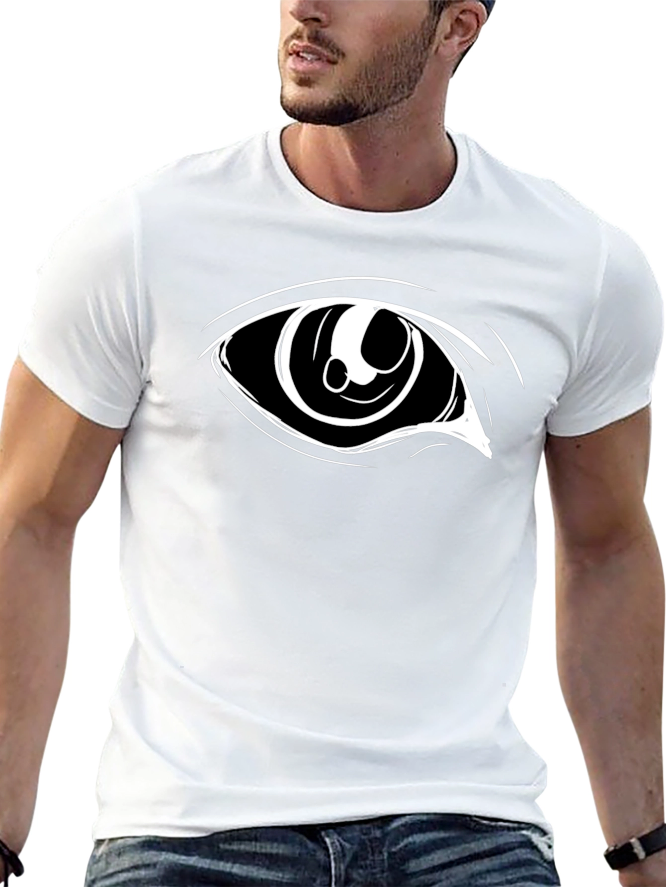 Eye Graphic Black T-Shirt - Modern Style