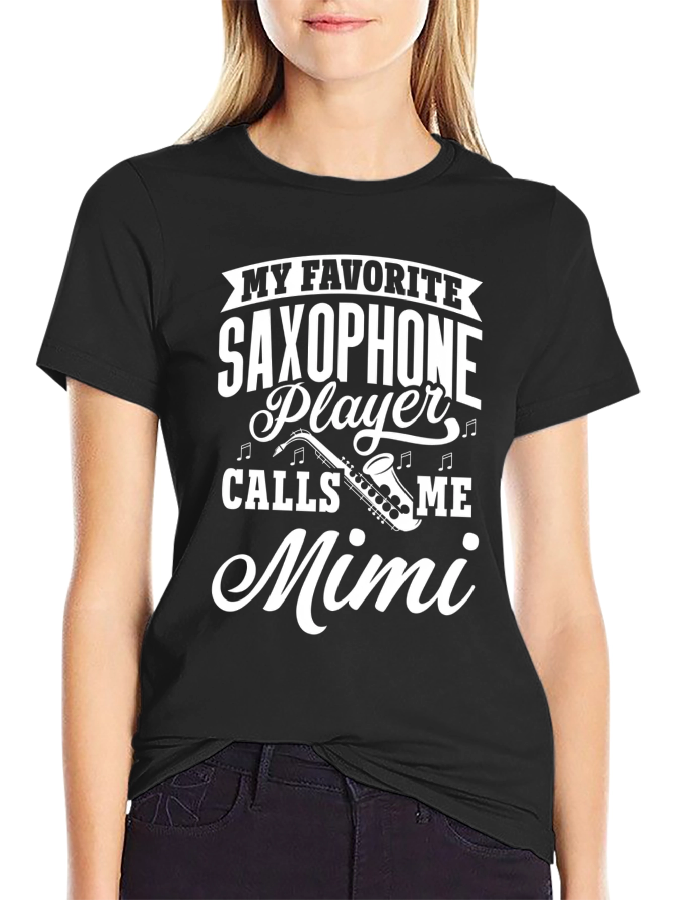 Saxophone Player Mimi T-Shirt