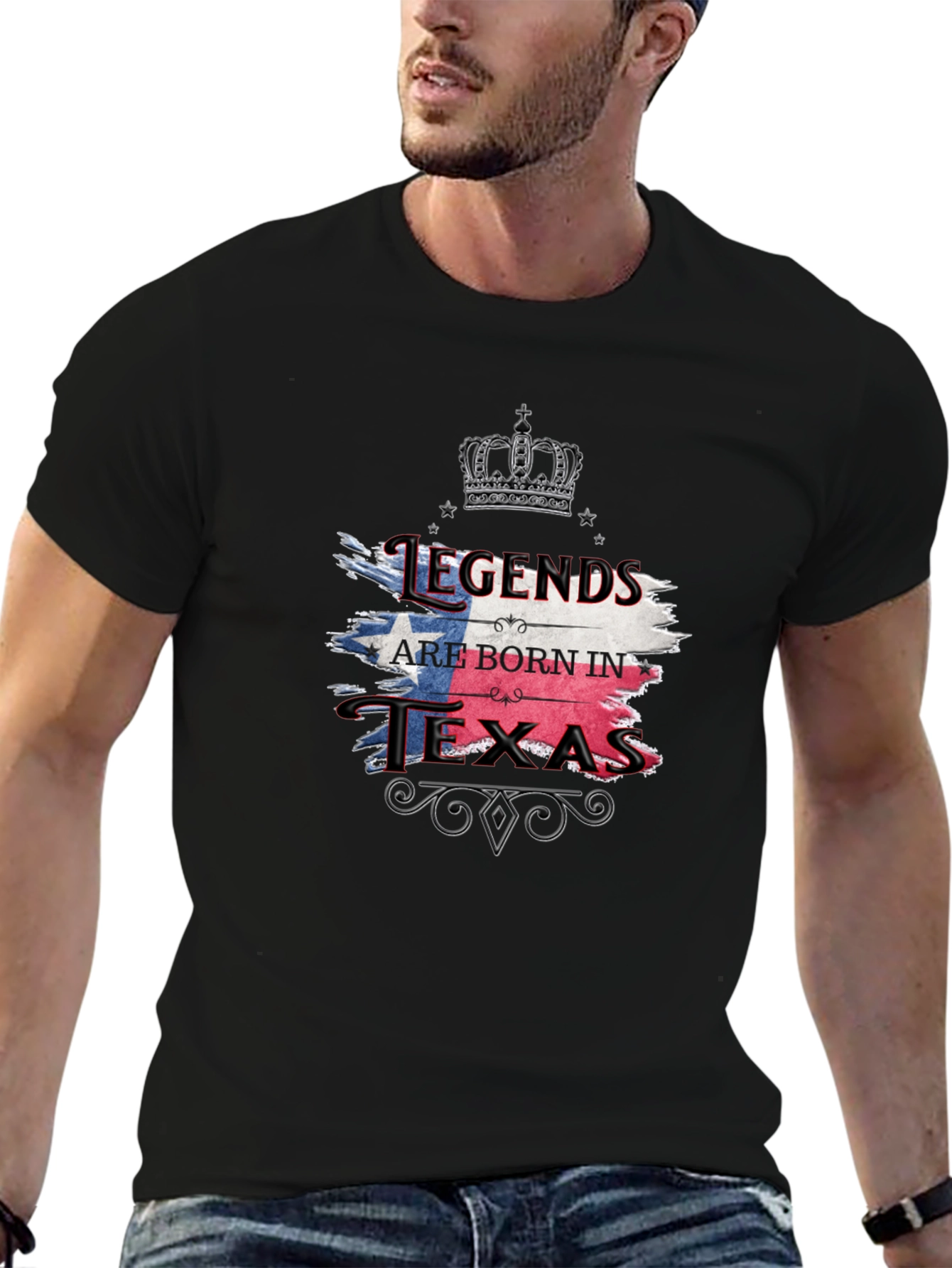 Legends Born in Texas Graphic Tee