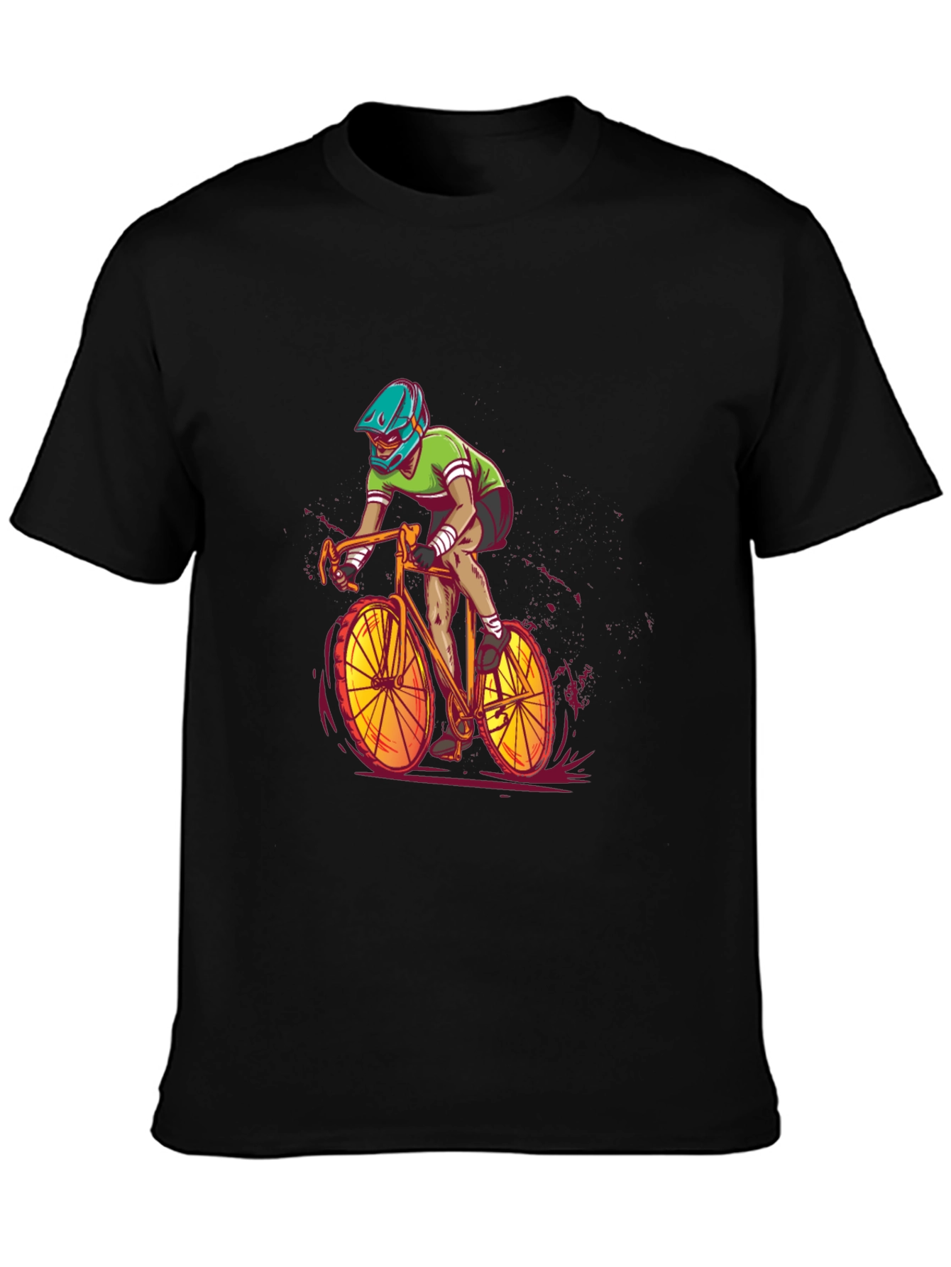 Cycling Graphic Tee - Ride in Style!
