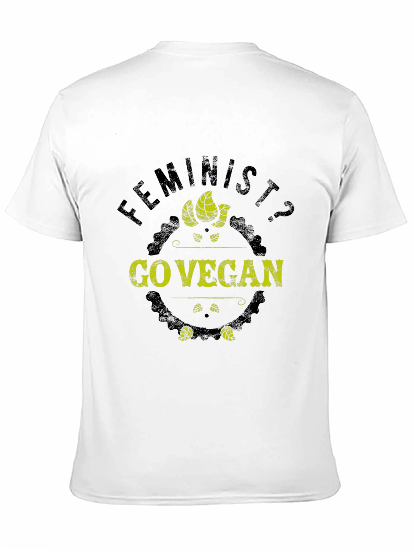 Feminist? Go Vegan Black T-Shirt