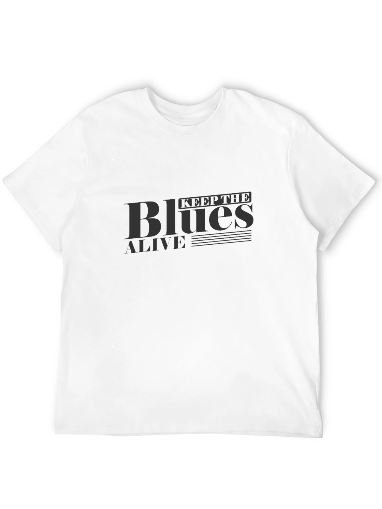 Keep The Blues Alive Black T-Shirt