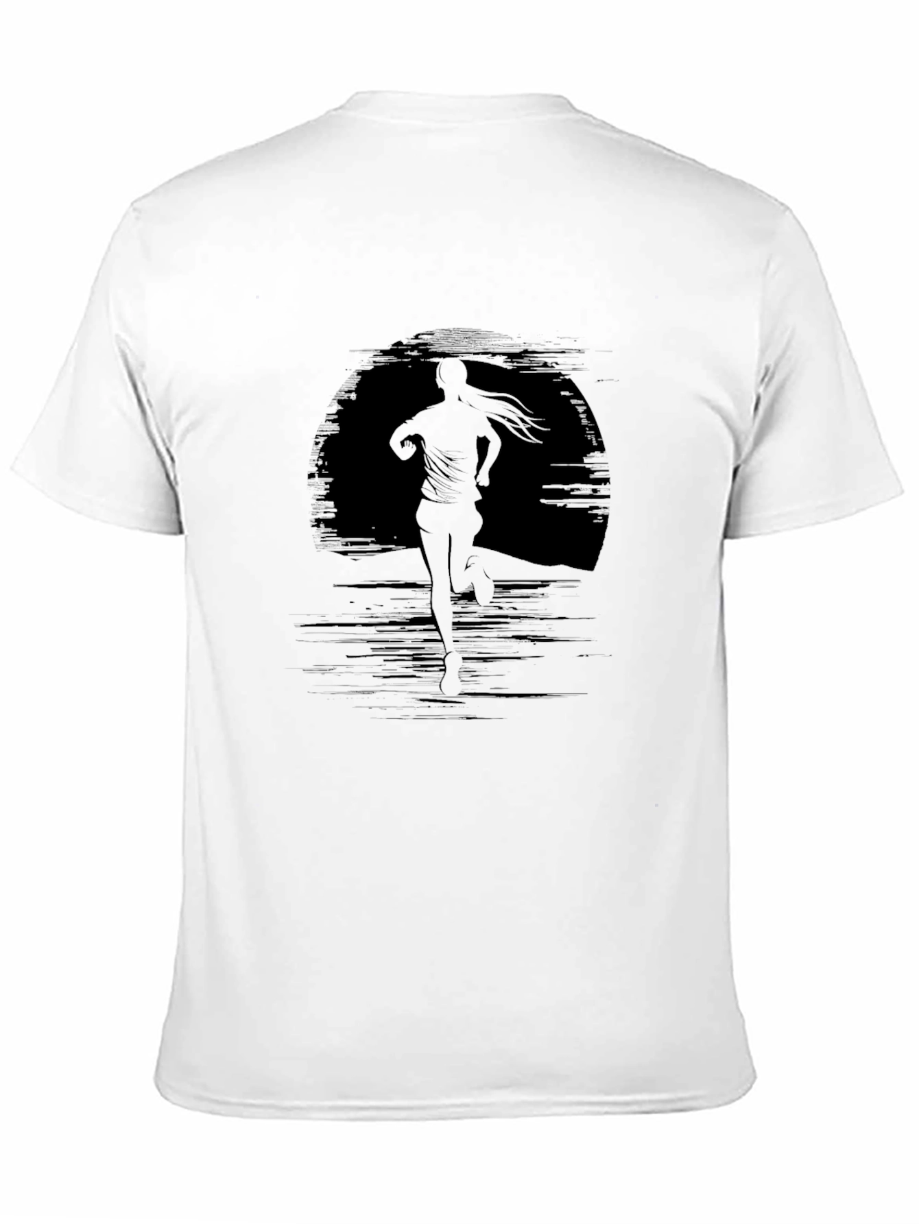 Silhouette Runner Black T-Shirt
