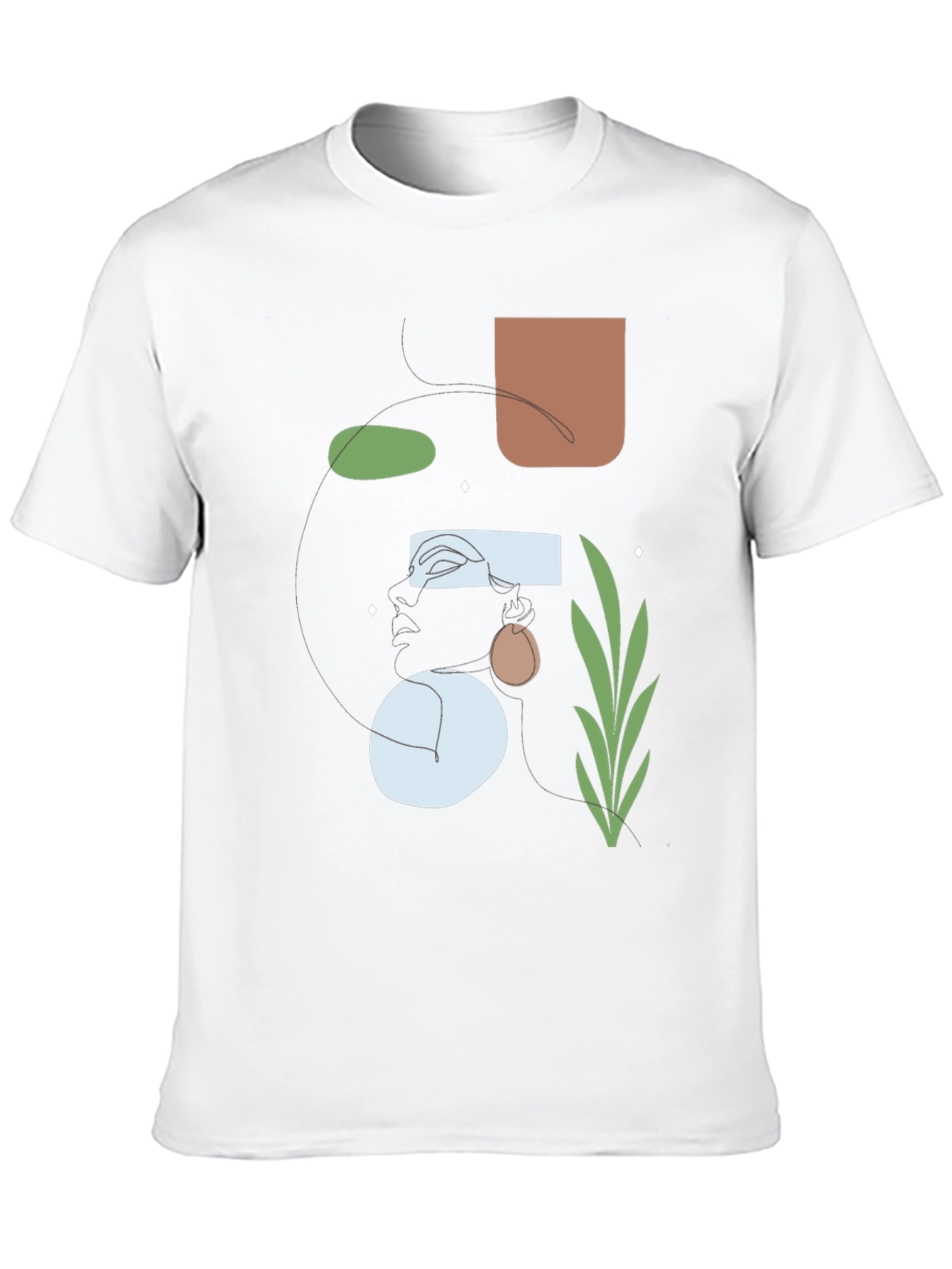 Abstract Art Graphic Tee - Modern Unisex T-Shirt