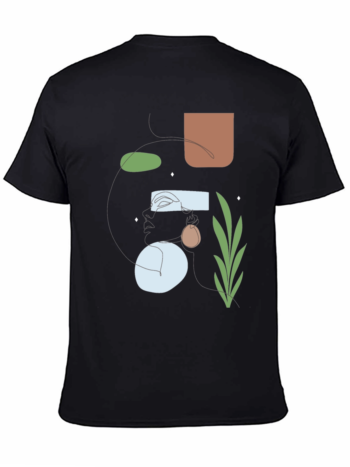Abstract Art Graphic Tee - Modern Unisex T-Shirt
