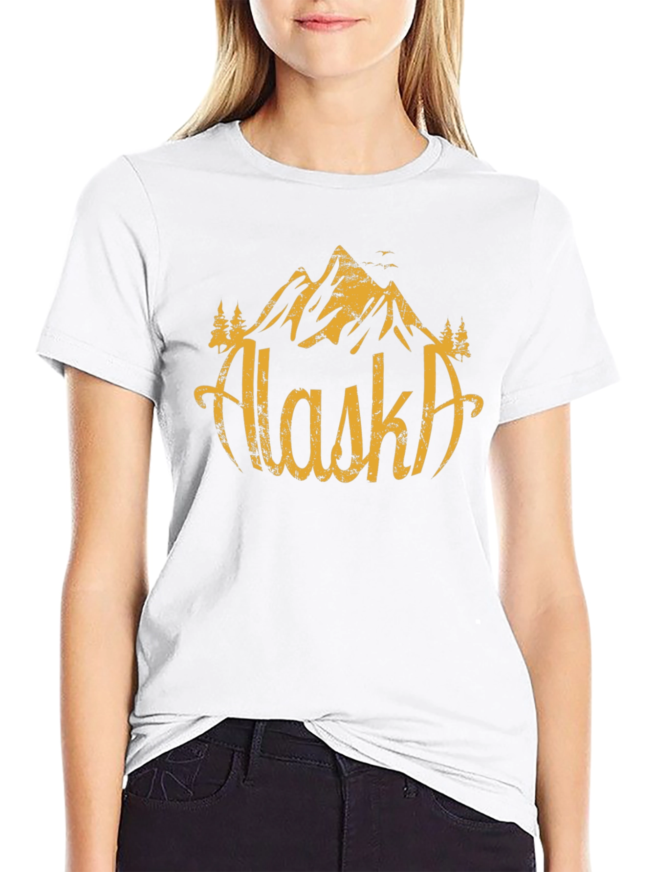 Alaska Mountain Graphic T-Shirt - Mens