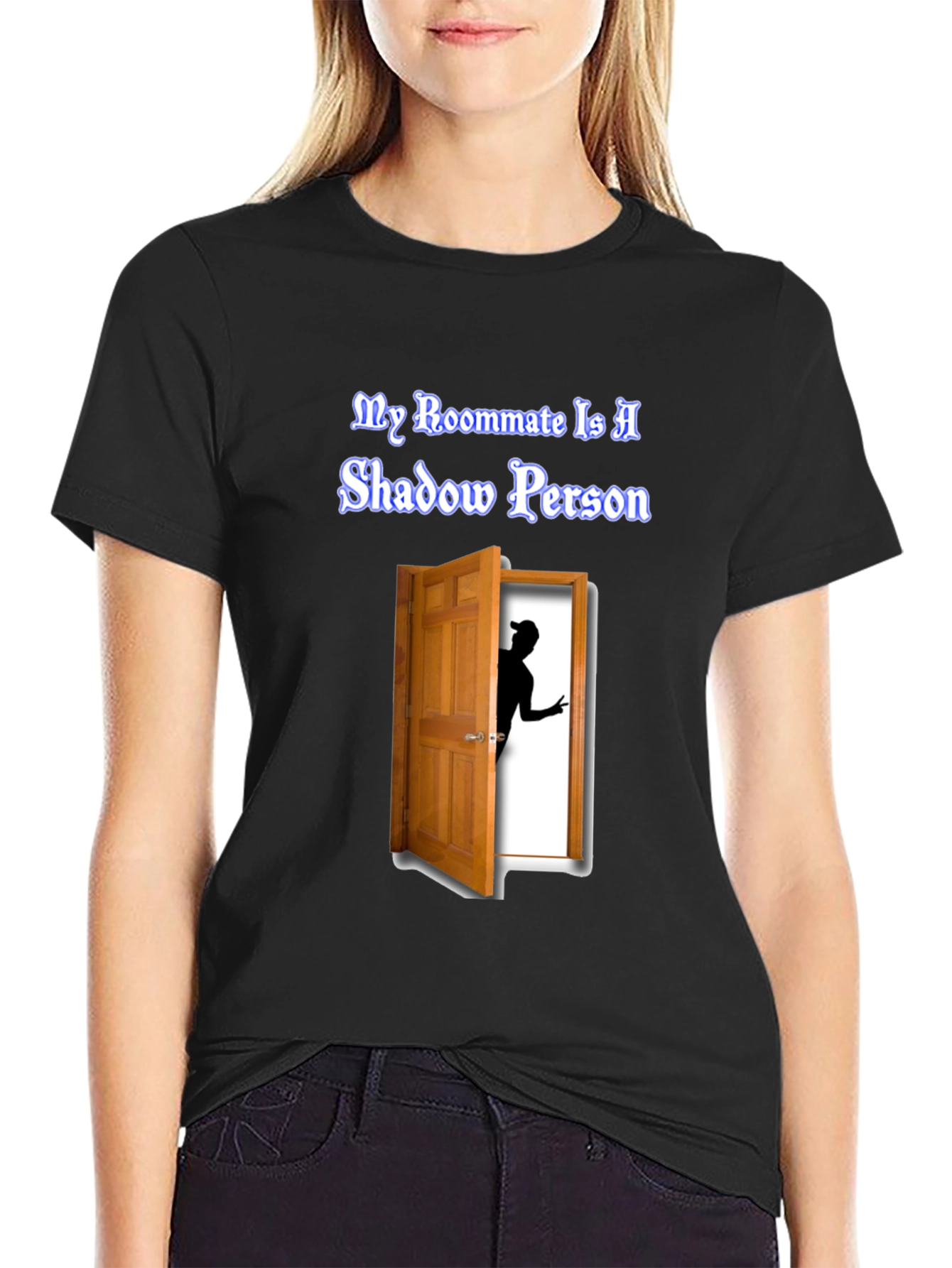 Shadow Person T-Shirt - Unique Graphic Tee
