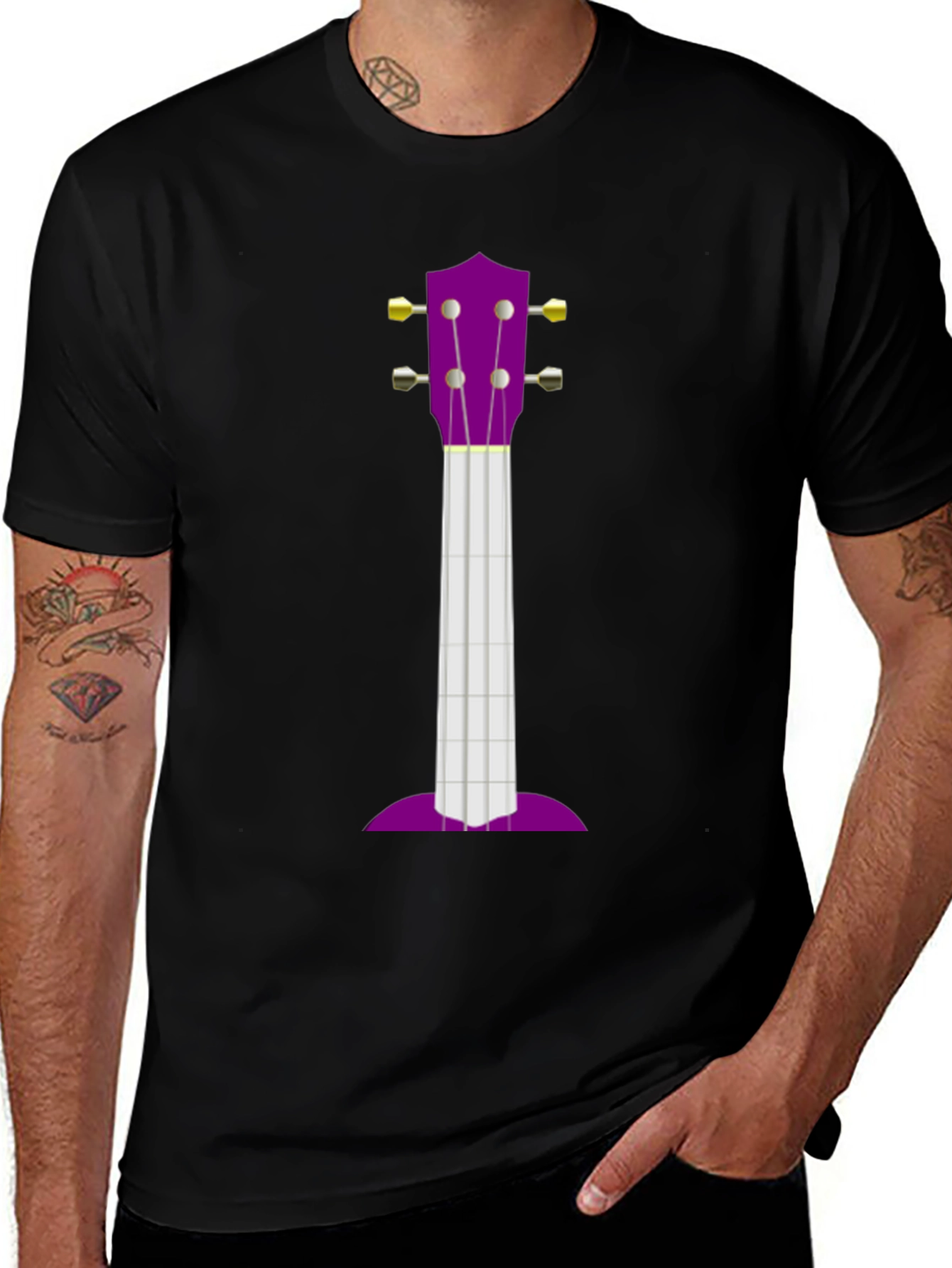 Ukulele Graphic Tee - Musicians Gift