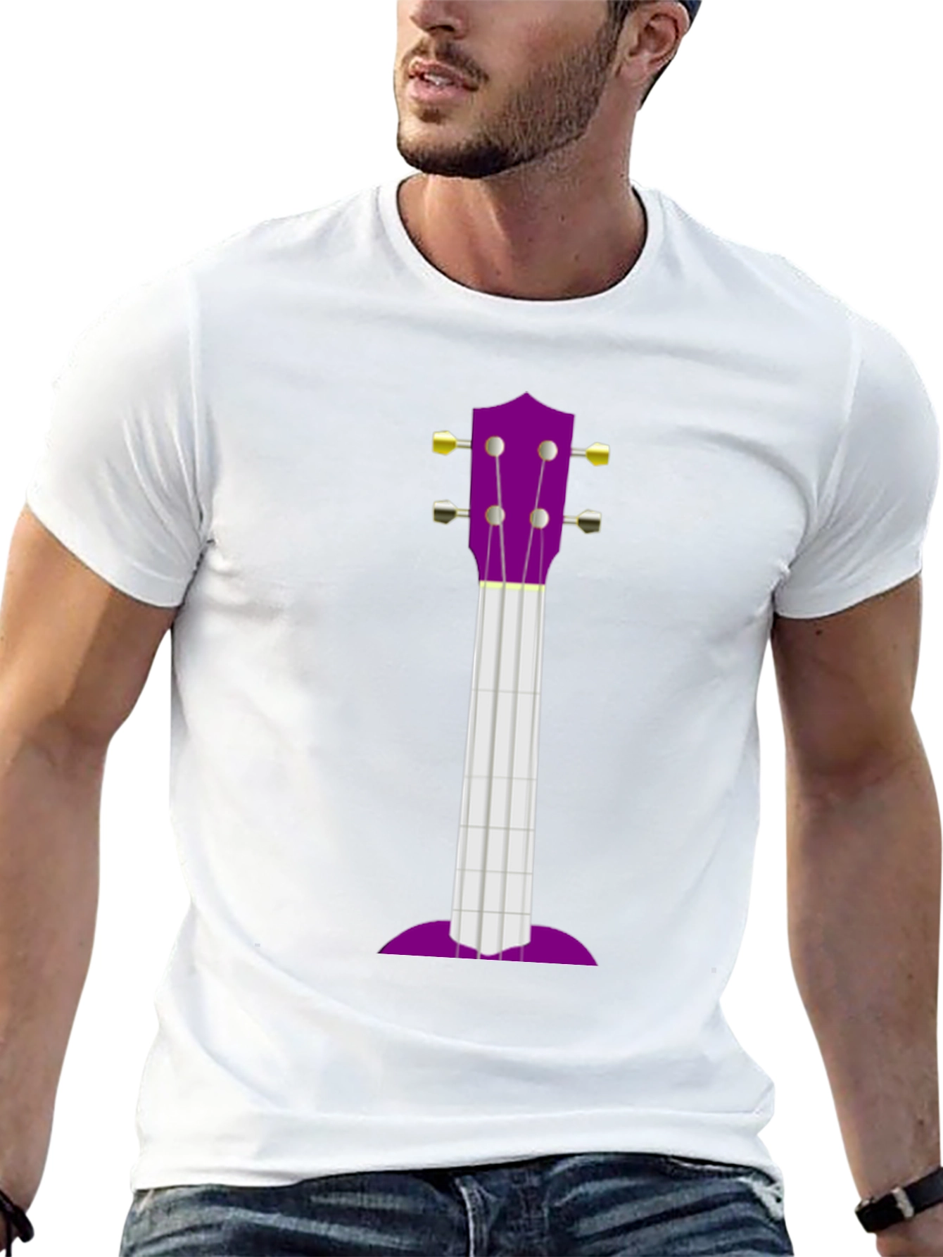 Ukulele Graphic Tee - Musicians Gift