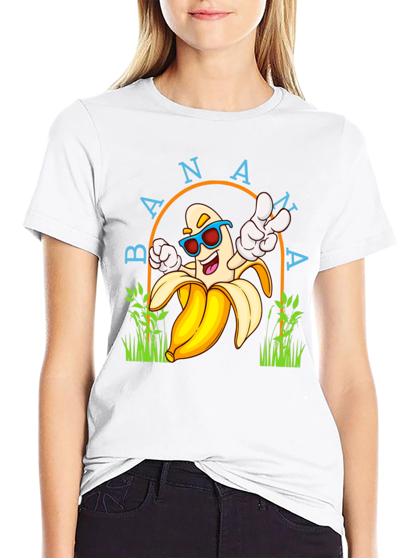 Cool Banana Graphic Tee - Unisex Black T-Shirt
