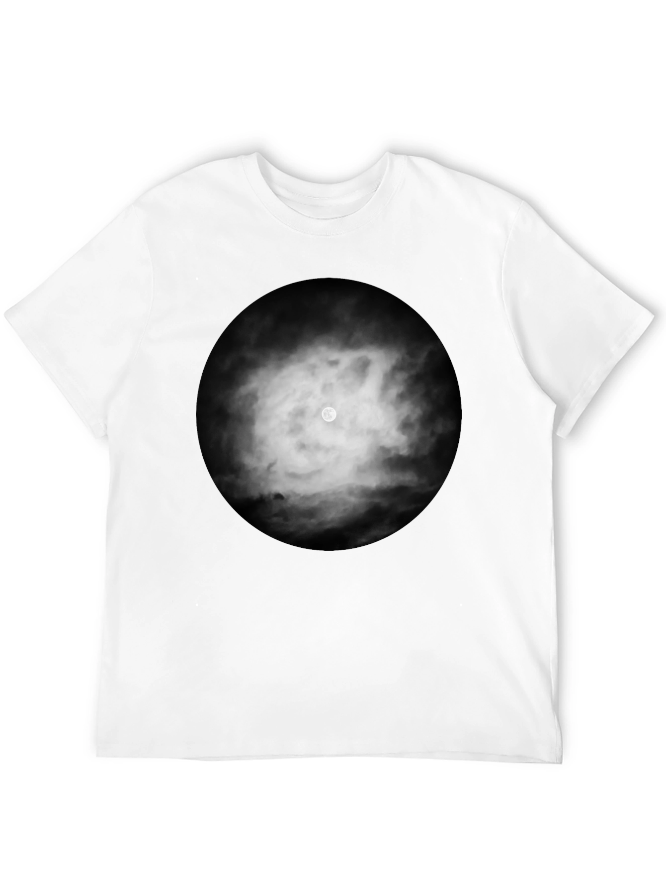 Moonlit Cloud T-Shirt - Soft Black Tee