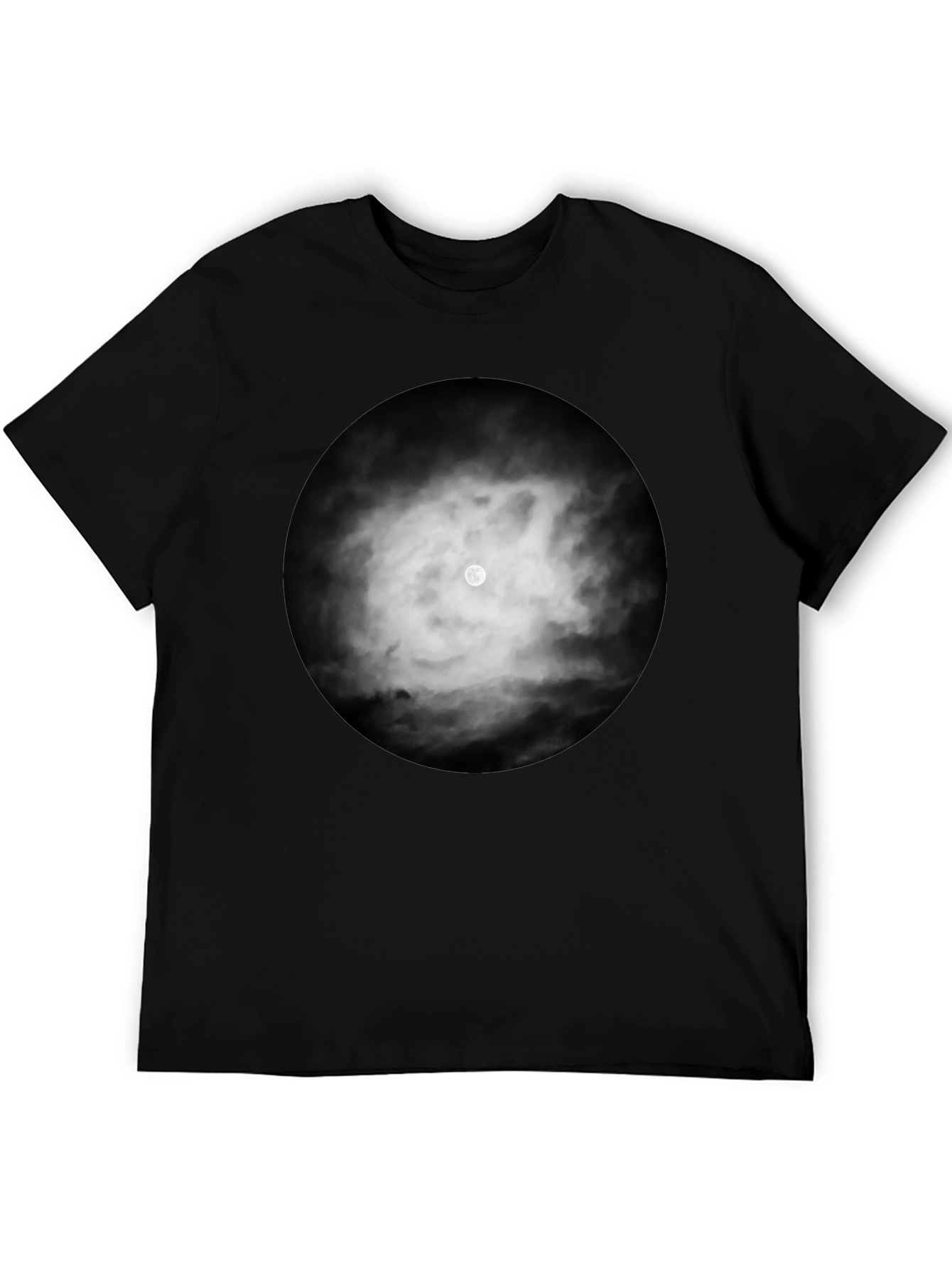 Moonlit Cloud T-Shirt - Soft Black Tee