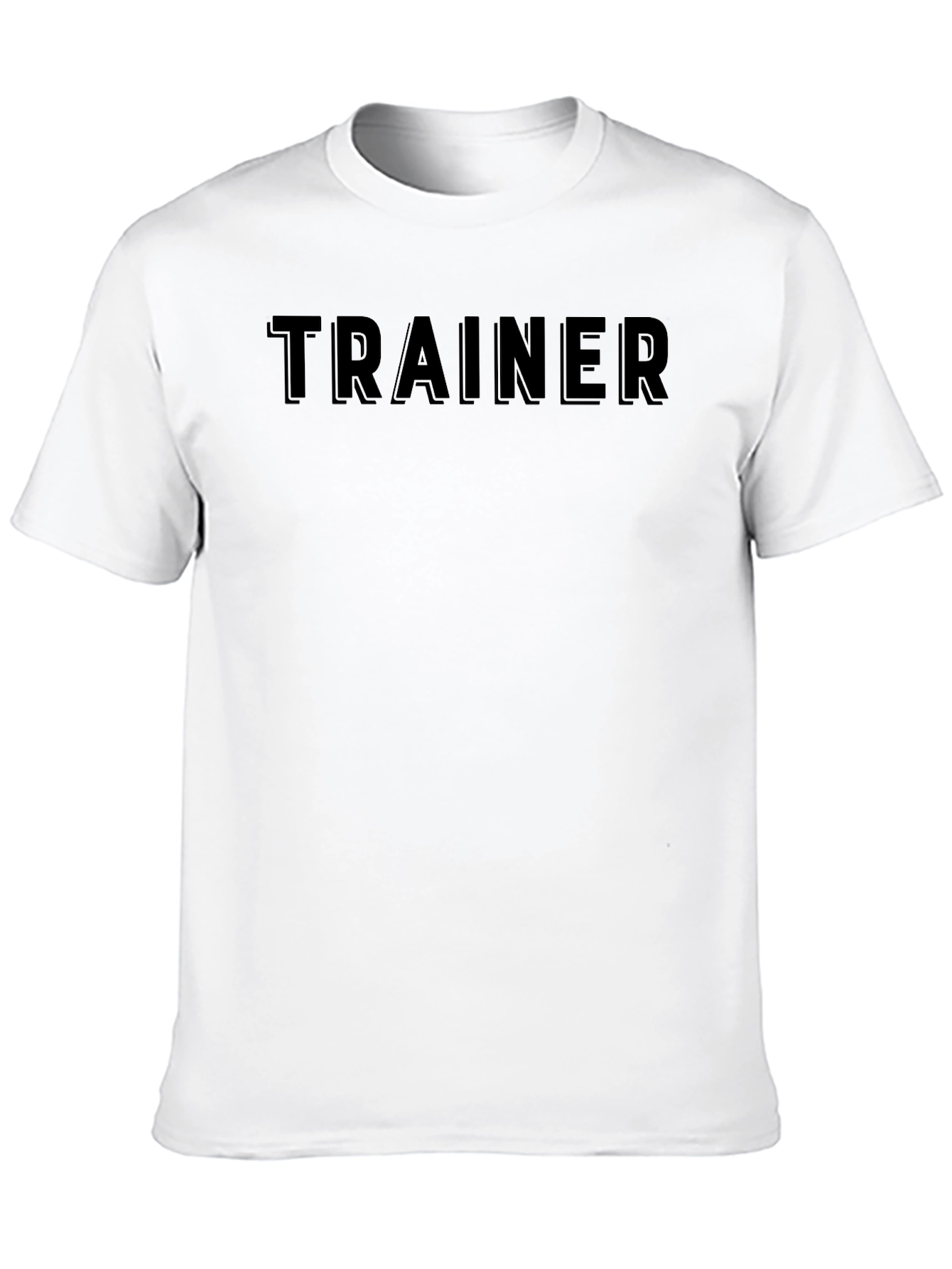 Trainer Black Crewneck T-Shirt