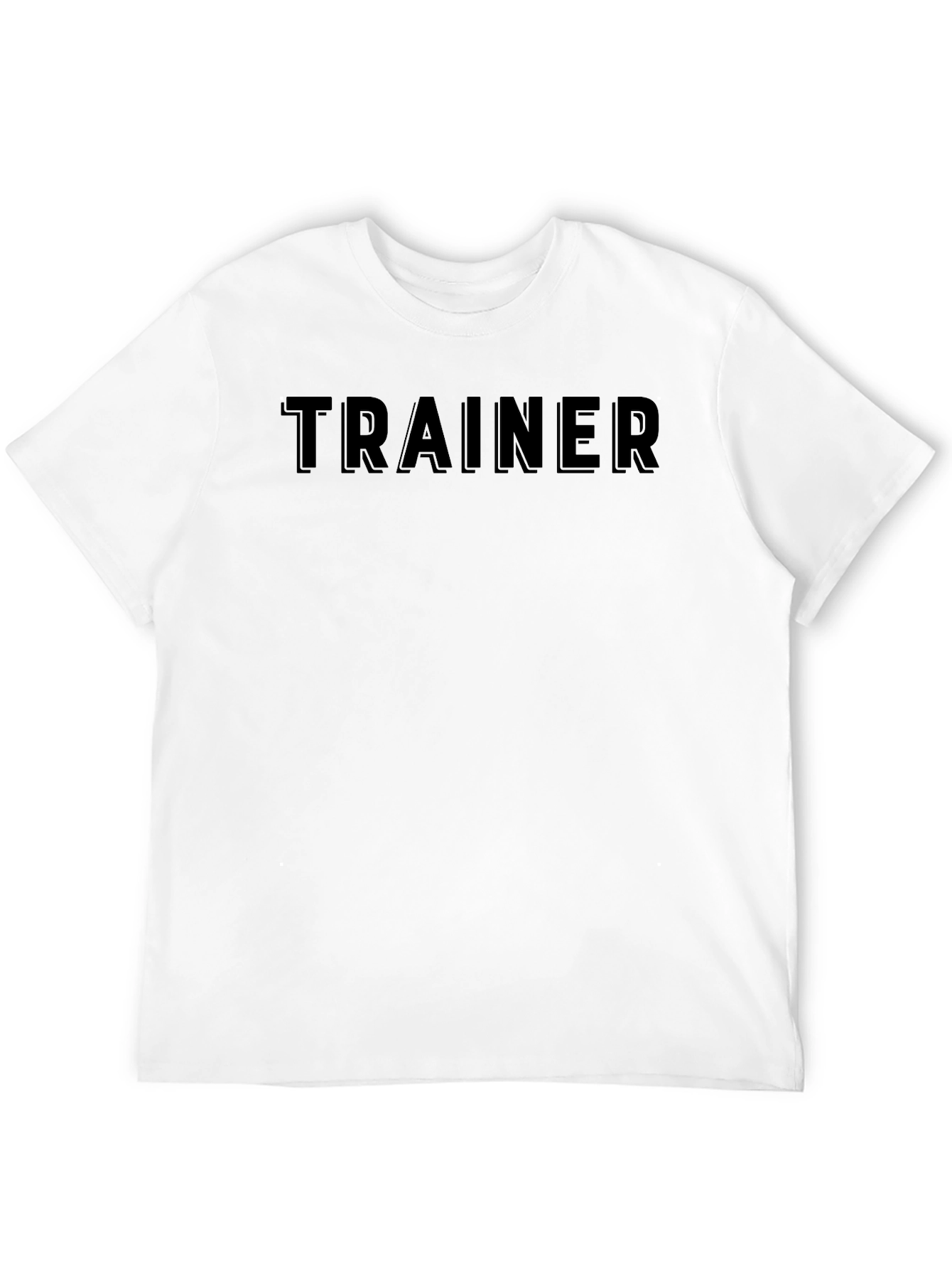 Trainer Black Crewneck T-Shirt