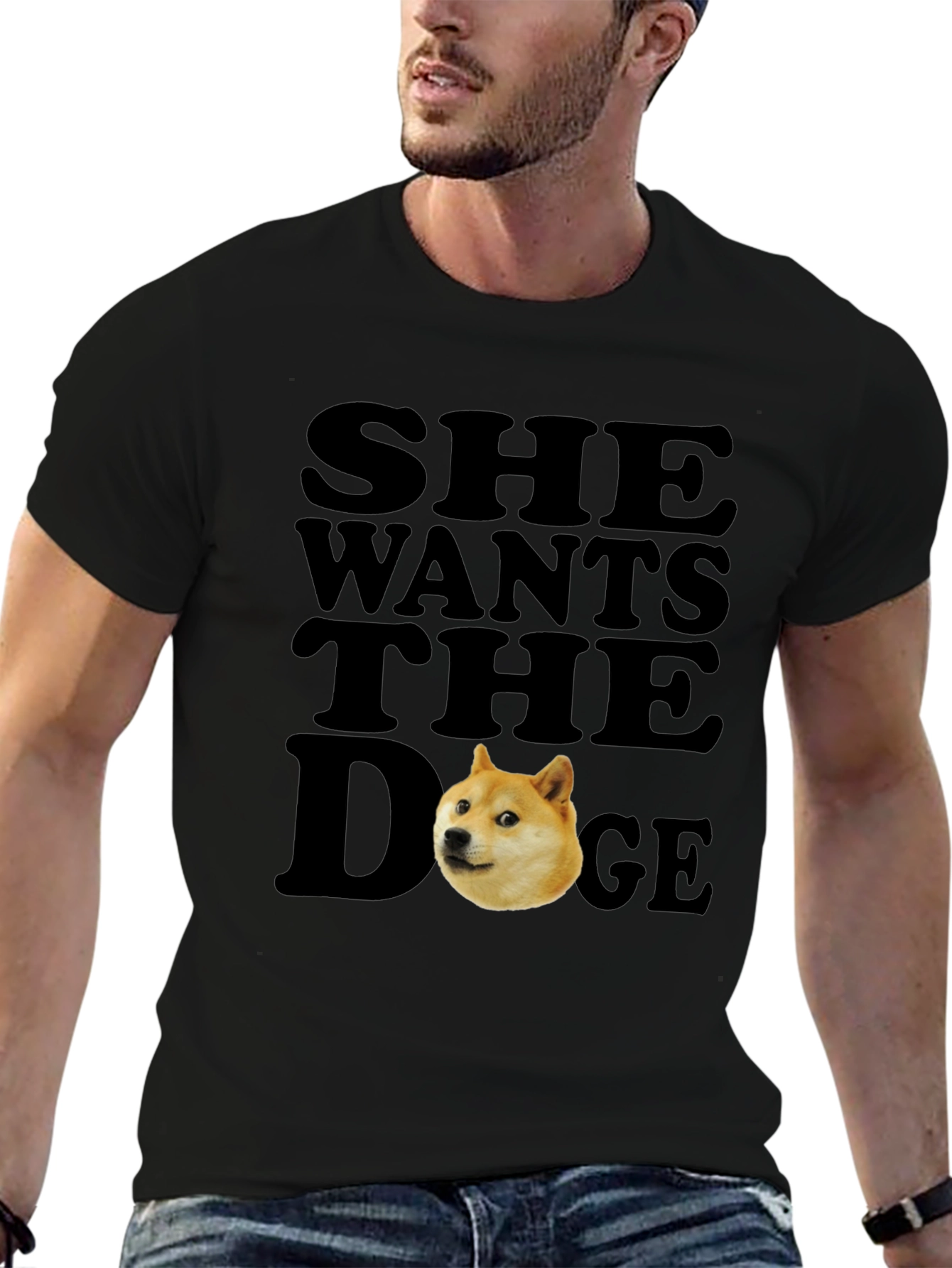 She Wants the Doge Meme T-Shirt