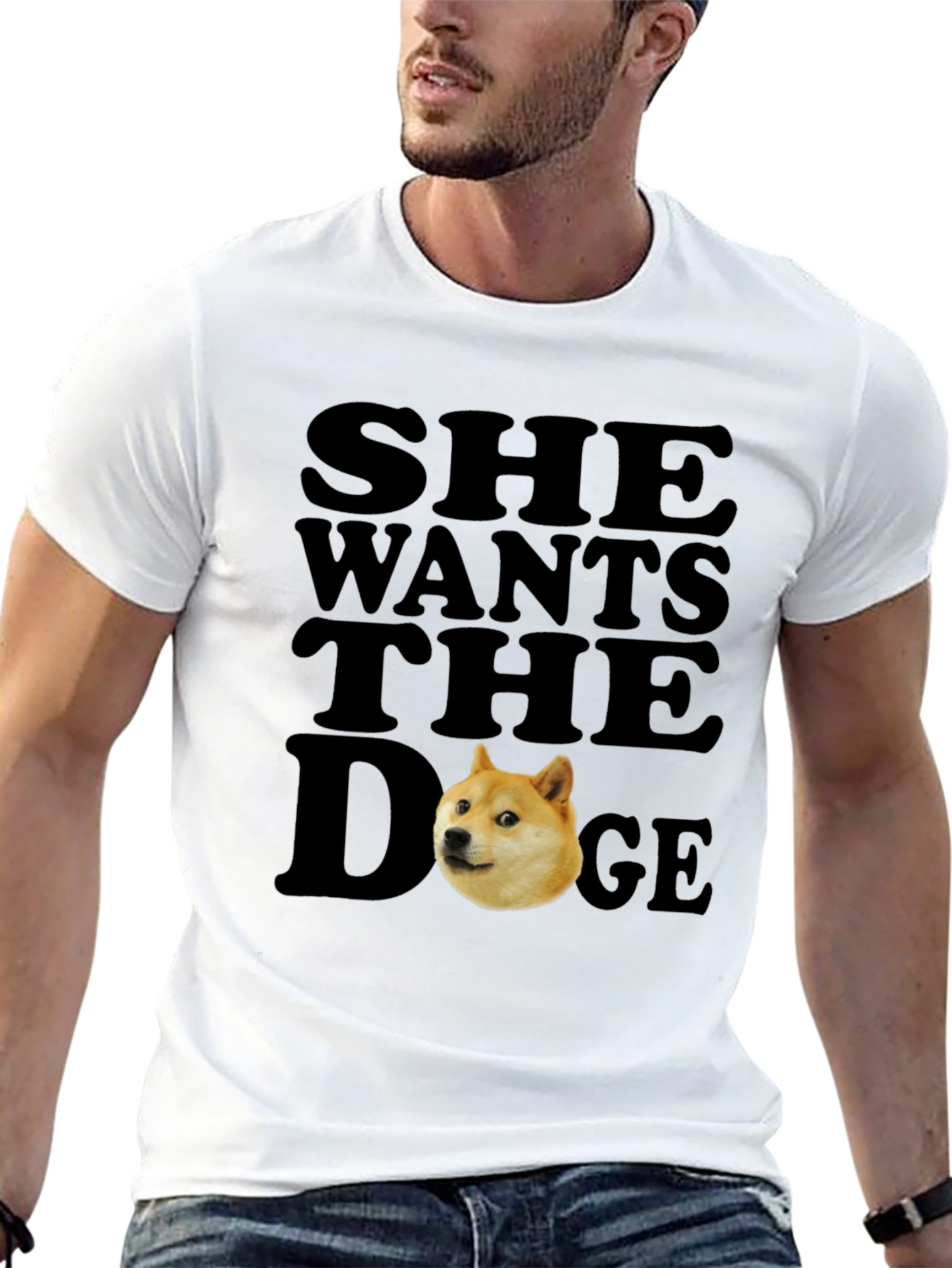 She Wants the Doge Meme T-Shirt