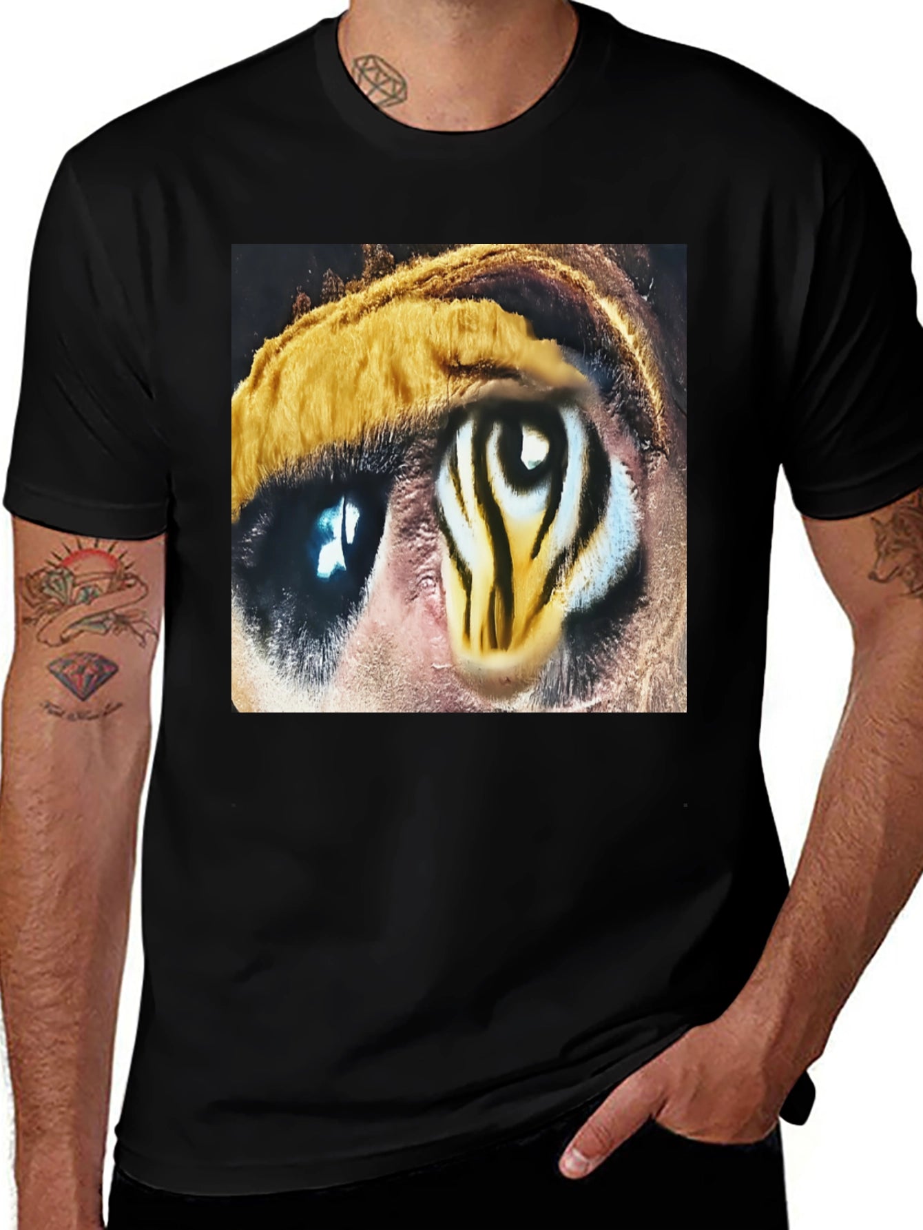 Abstract Eye Black T-Shirt