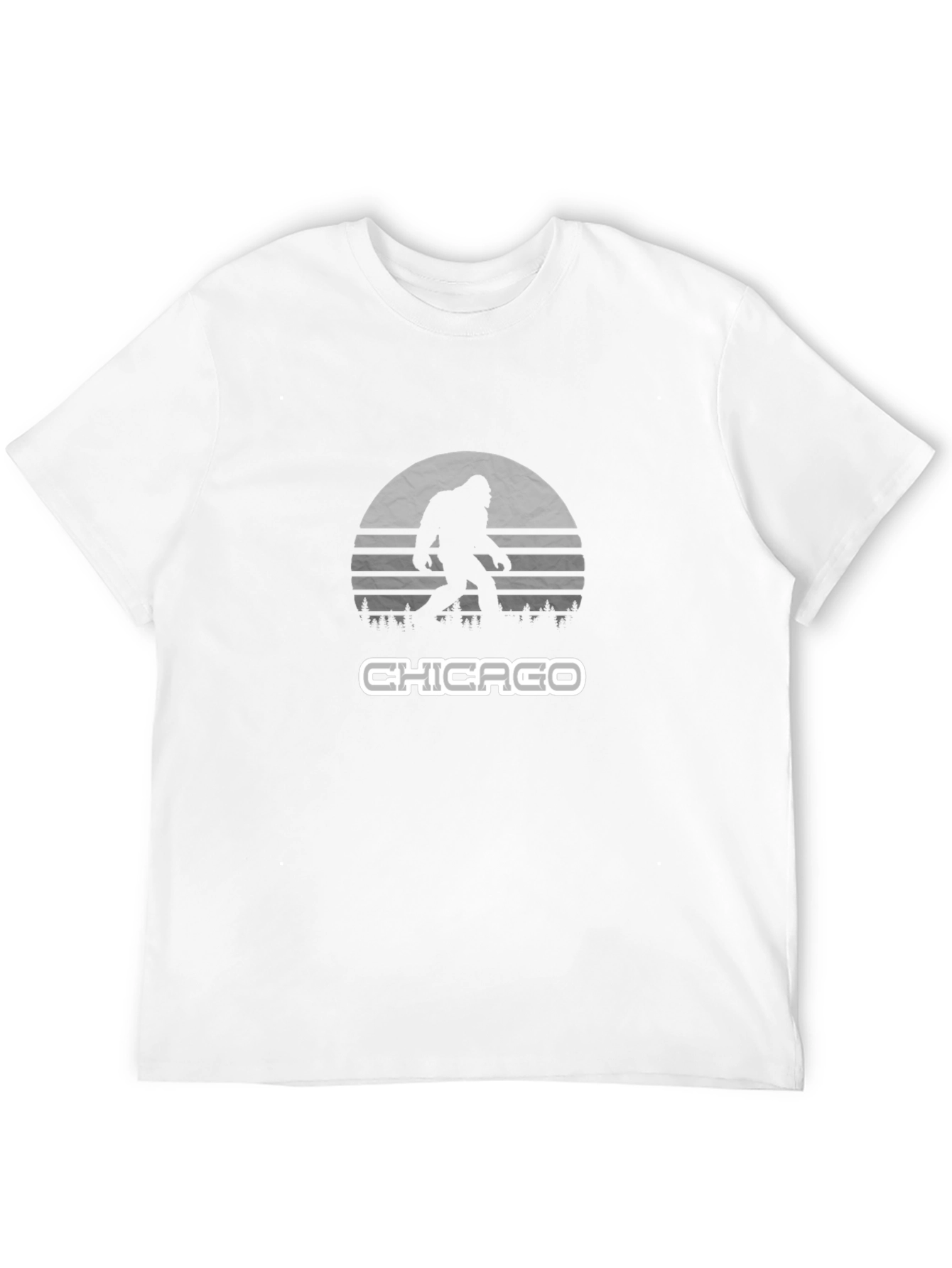 Chicago Bigfoot Retro Style T-Shirt