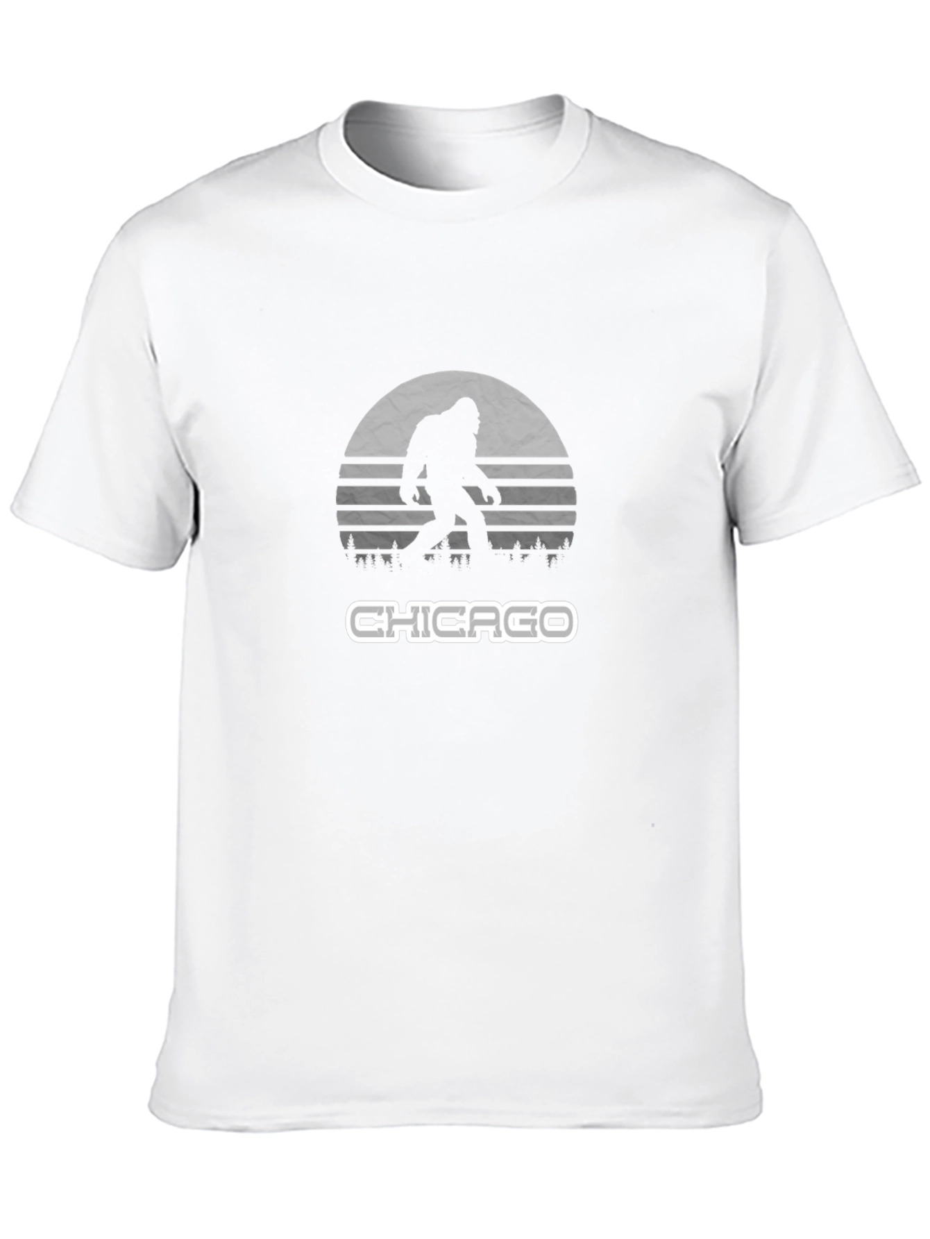 Chicago Bigfoot Retro Style T-Shirt