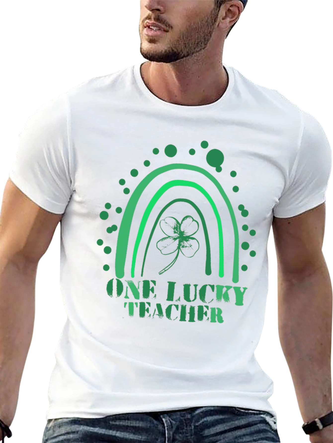 One Lucky Teacher St. Patricks Day Graphic Tee