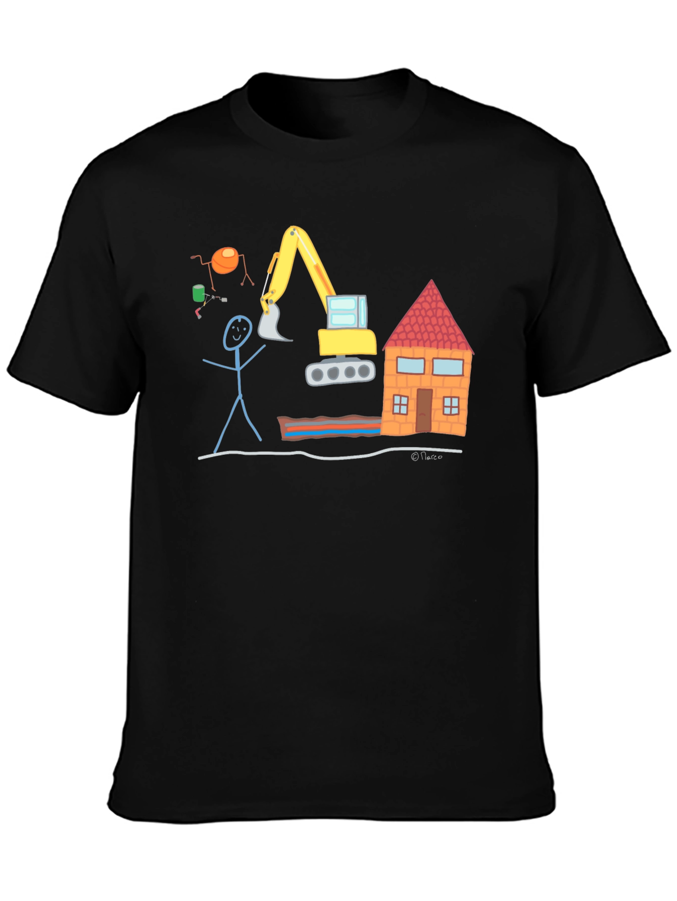 Funny Construction Crew T-Shirt
